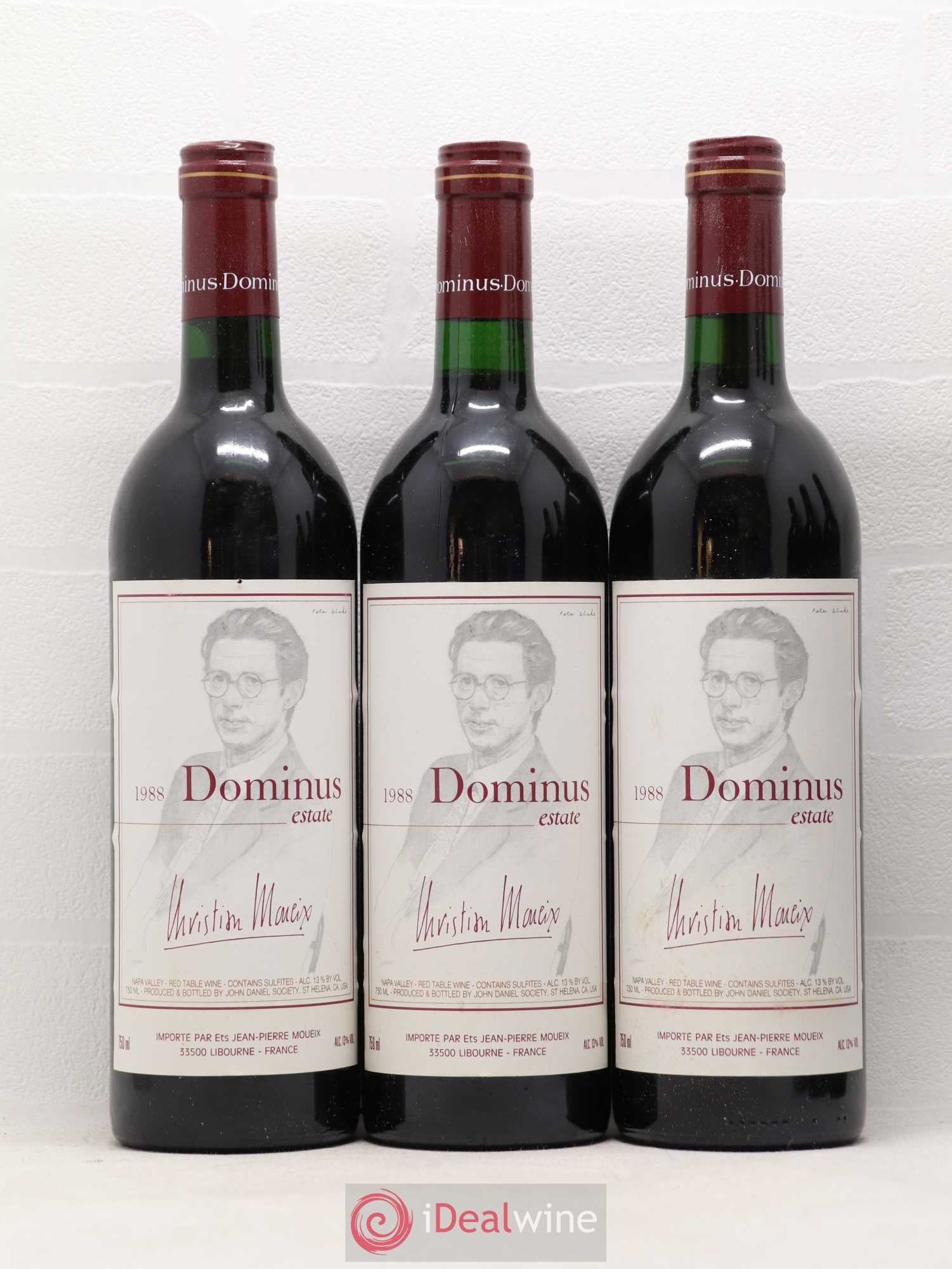 Napa Valley Dominus Christian Moueix 1988 - Lot de 6 bouteilles - 1