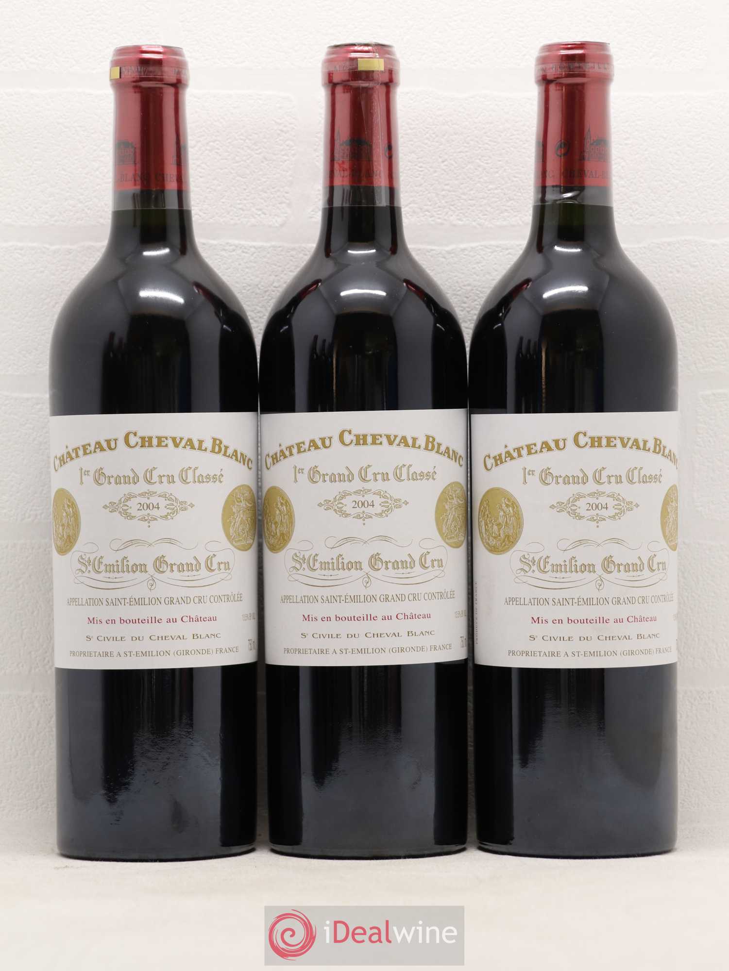 Château Cheval Blanc 1er Grand Cru Classé A 2004 - Lot de 6 bouteilles - 2