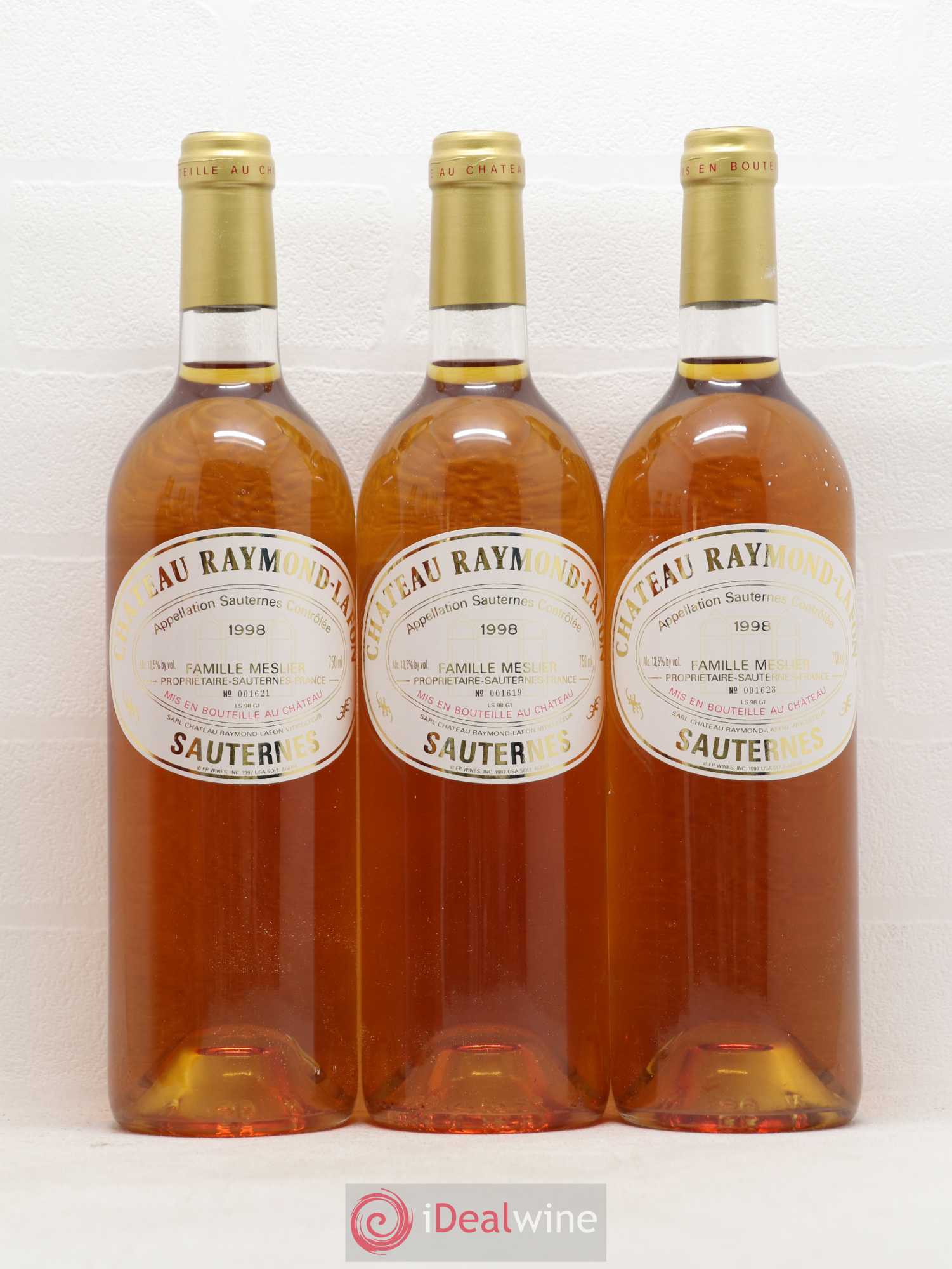 Château Raymond Lafon 1998 - Lotto di 6 bottiglie - 2