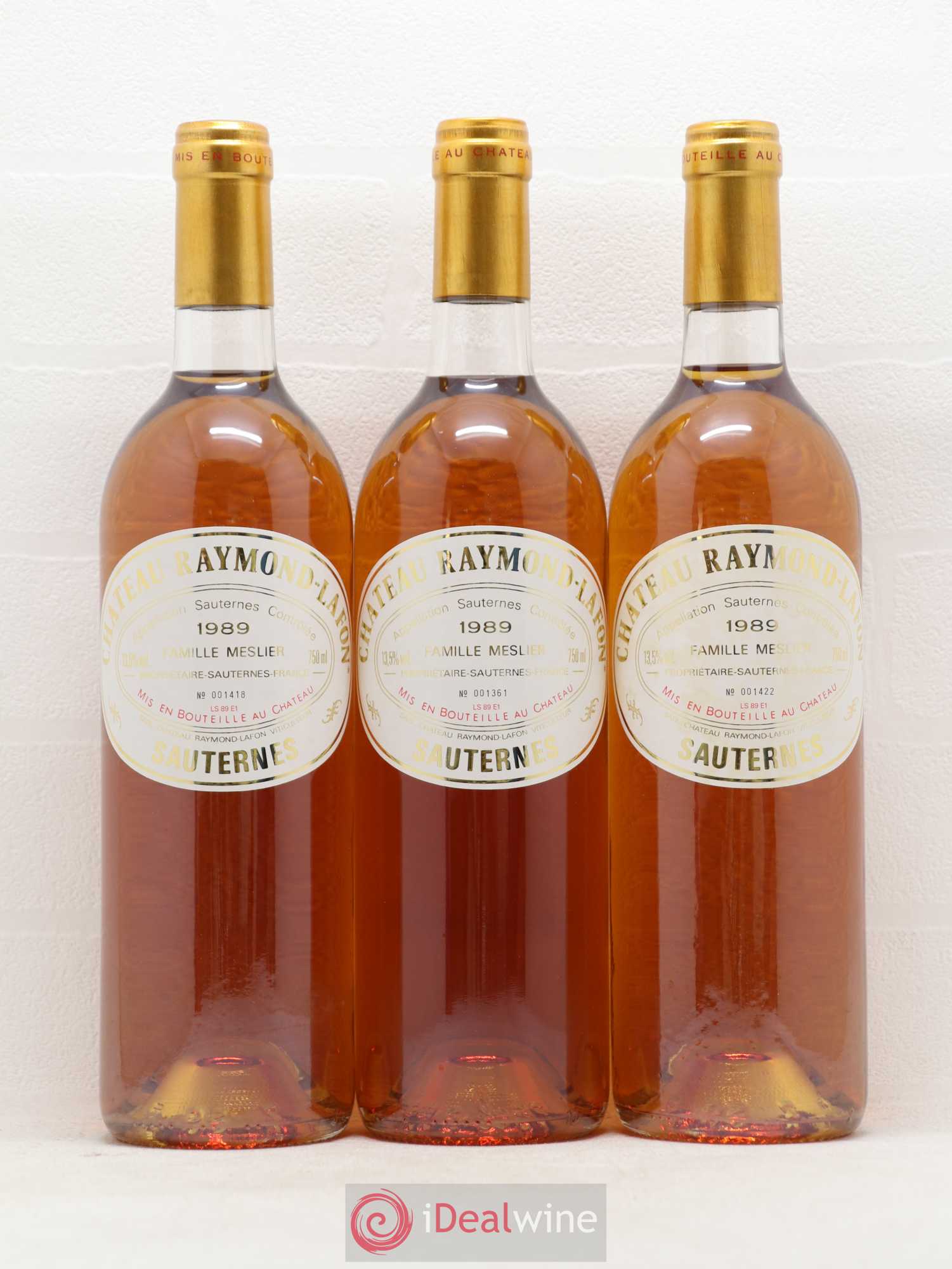 Château Raymond Lafon 1989 - Lotto di 6 bottiglie - 2