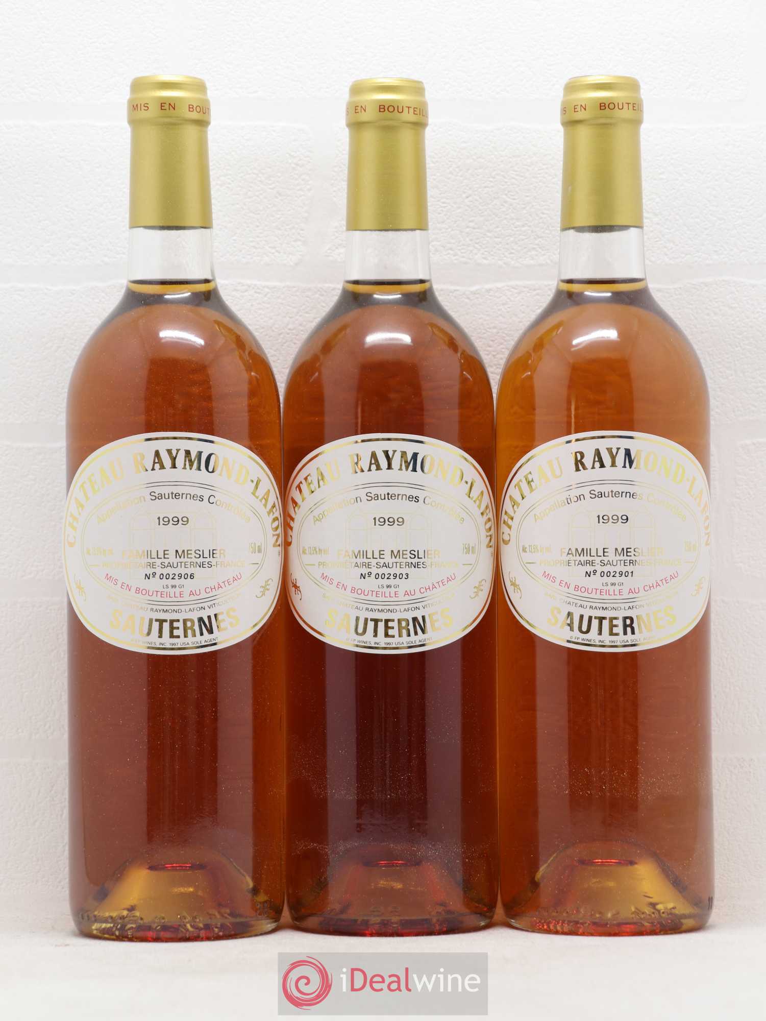 Château Raymond Lafon 1999 - Lotto di 6 bottiglie - 2