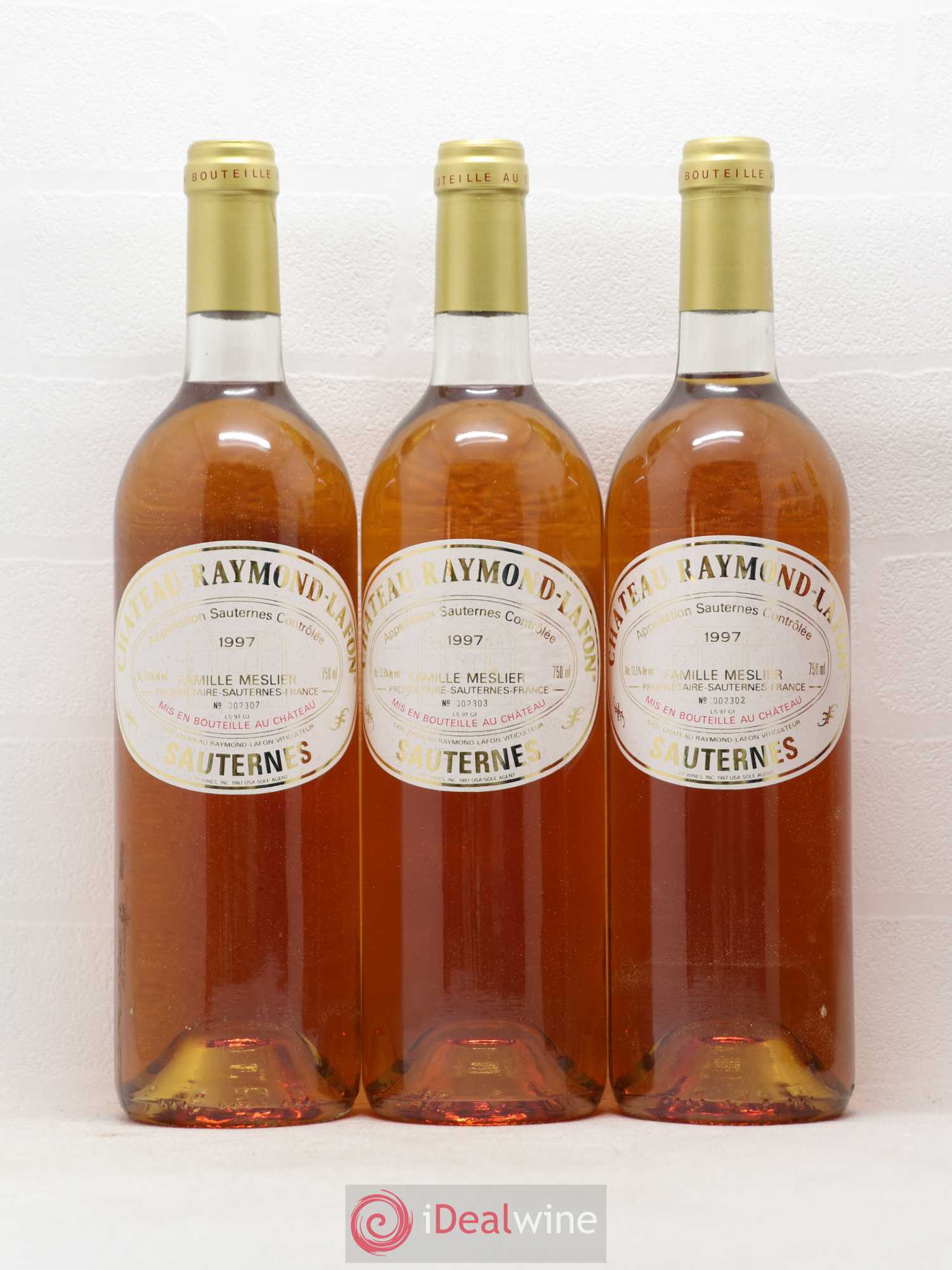 Château Raymond Lafon 1997 - Lotto di 6 bottiglie - 1