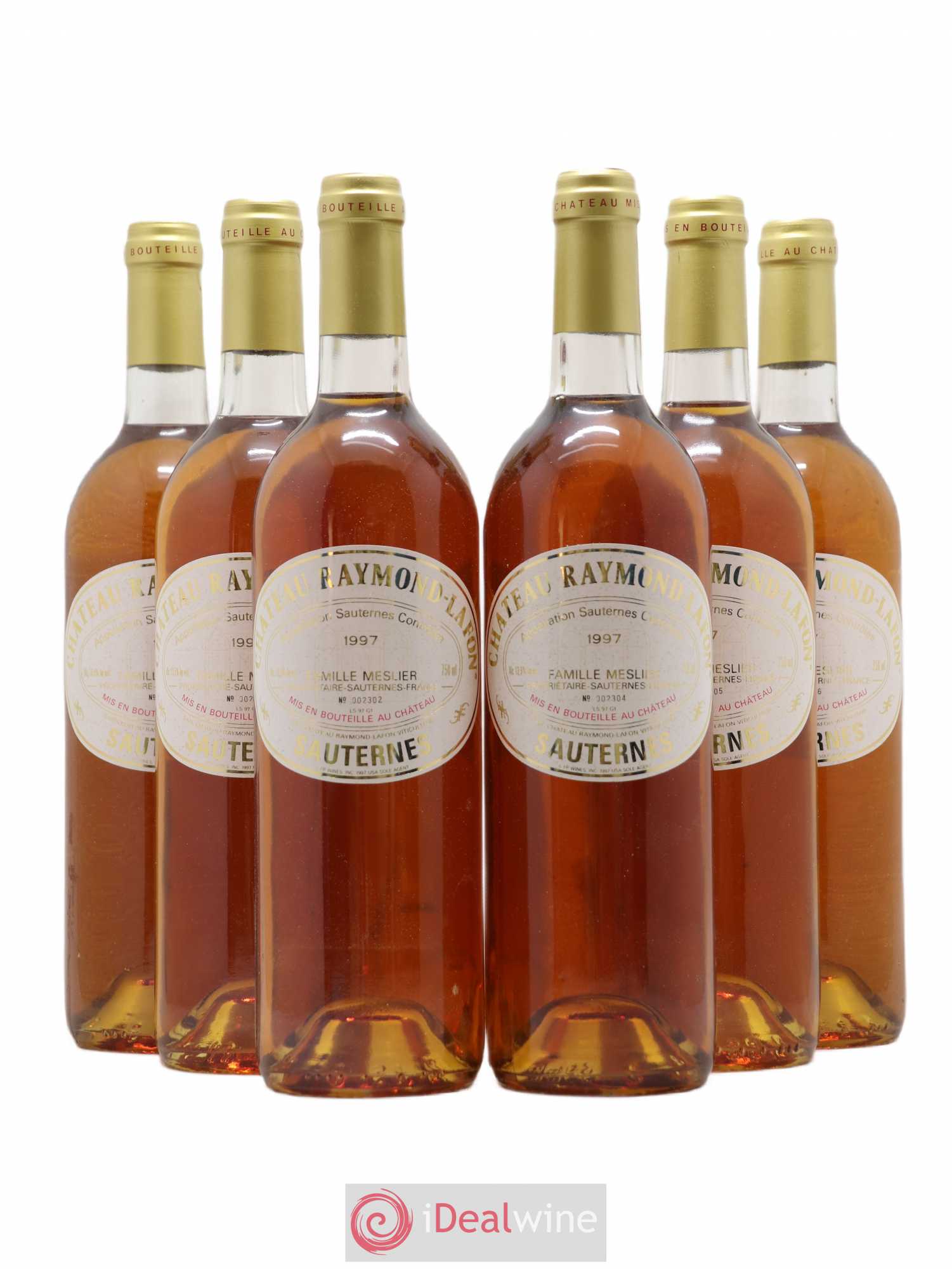 Château Raymond Lafon 1997 - Lotto di 6 bottiglie - 0