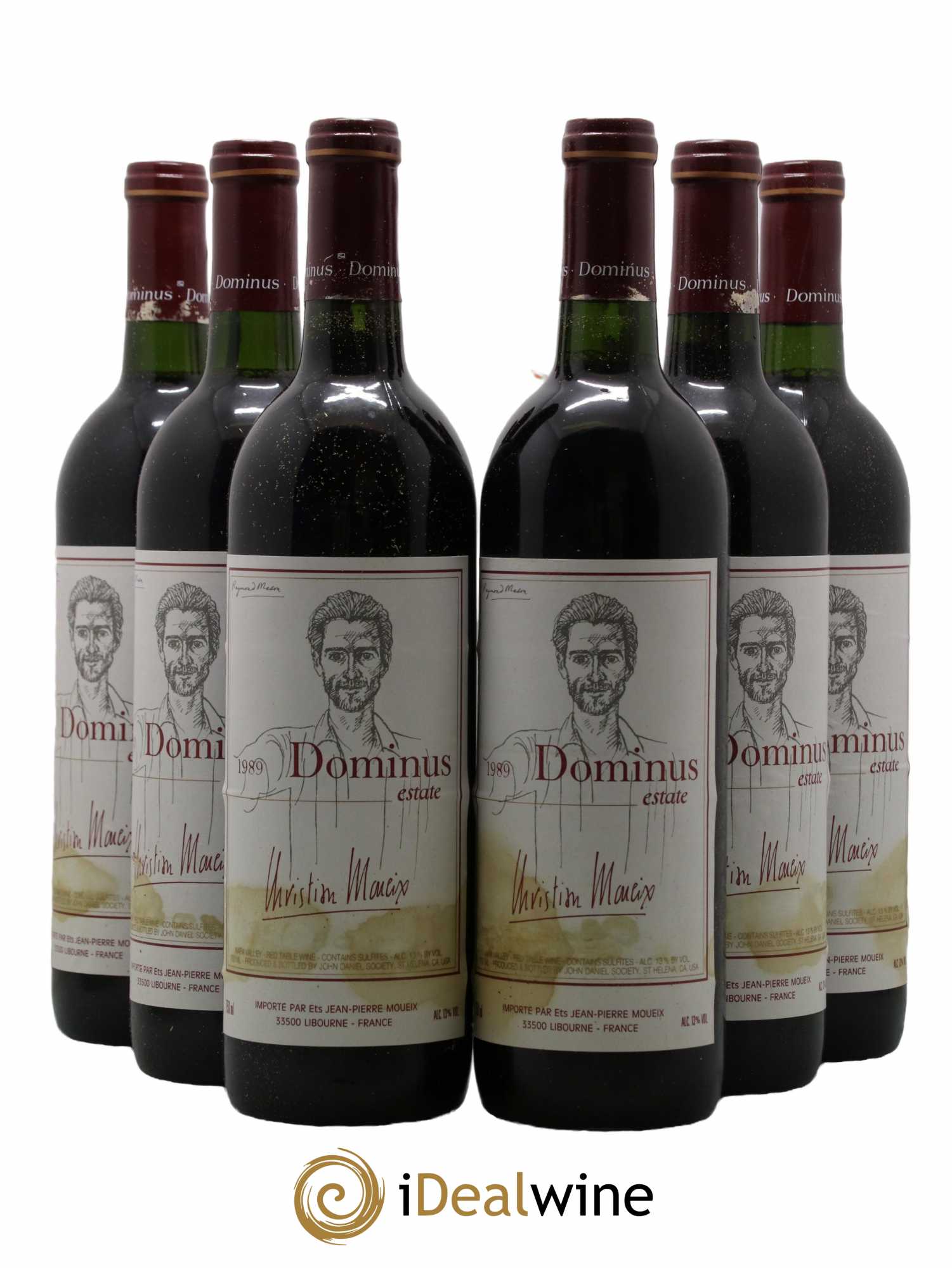 Napa Valley Dominus Christian Moueix 1989 - Lot de 6 bouteilles - 0