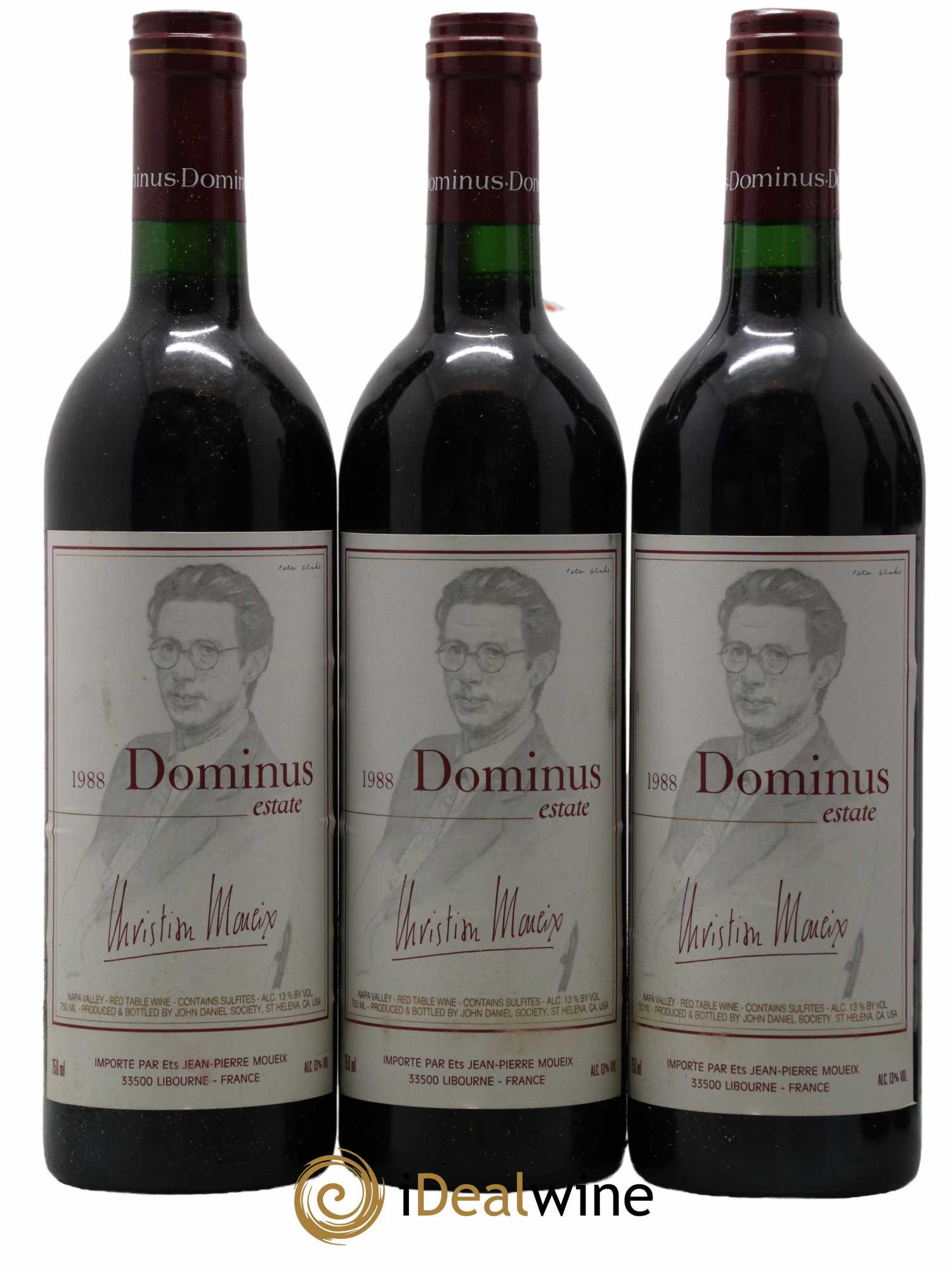 Napa Valley Dominus Christian Moueix 1988 - Lot of 6 bottles - 2