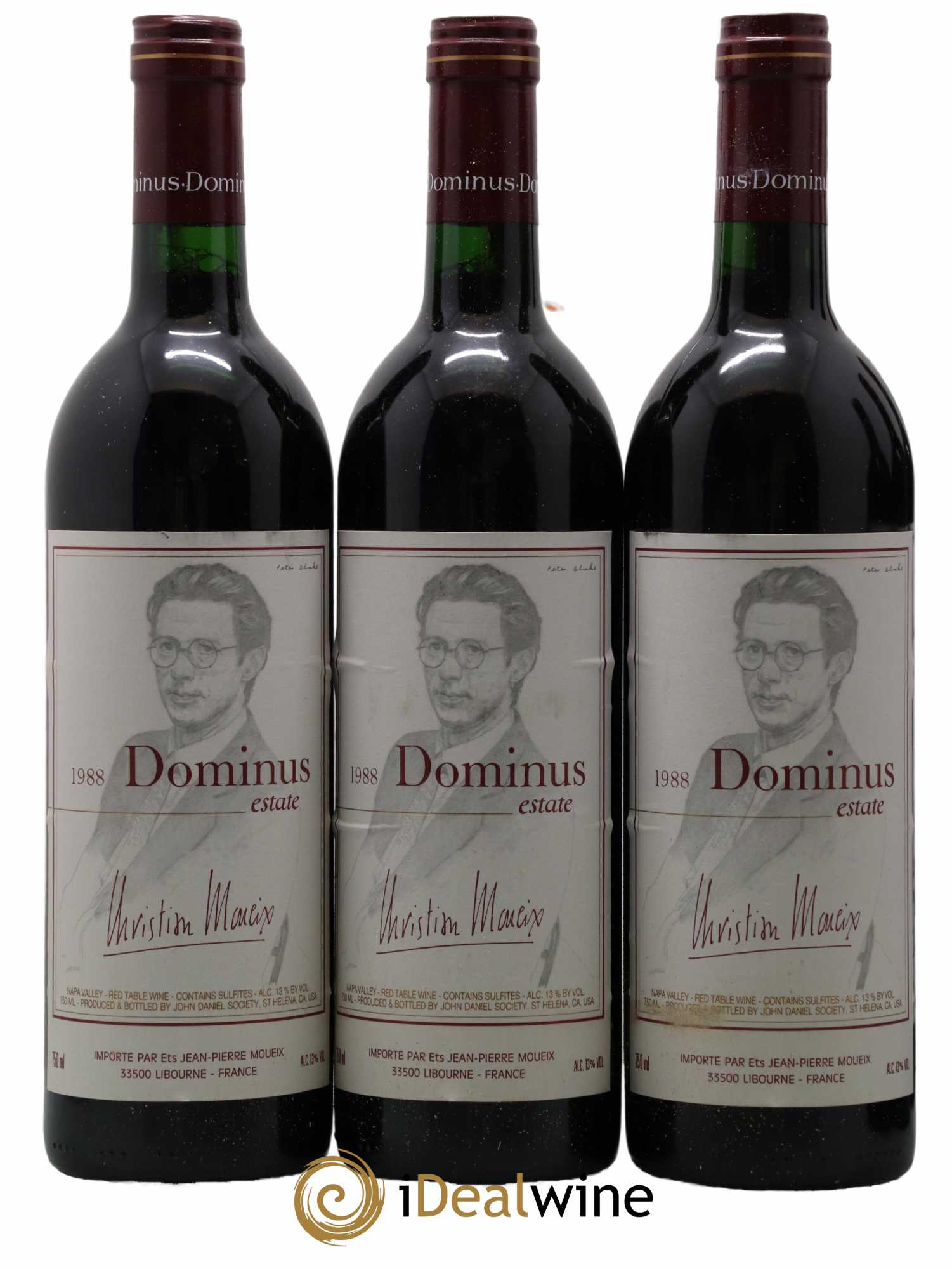 Napa Valley Dominus Christian Moueix 1988 - Posten von 6 Flaschen - 2