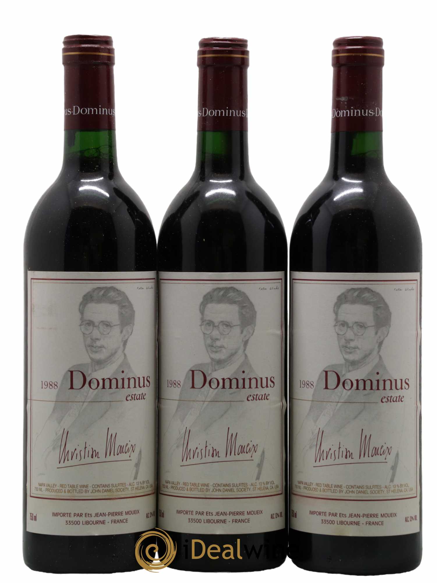 Napa Valley Dominus Christian Moueix 1988 - Lot de 6 bouteilles - 1