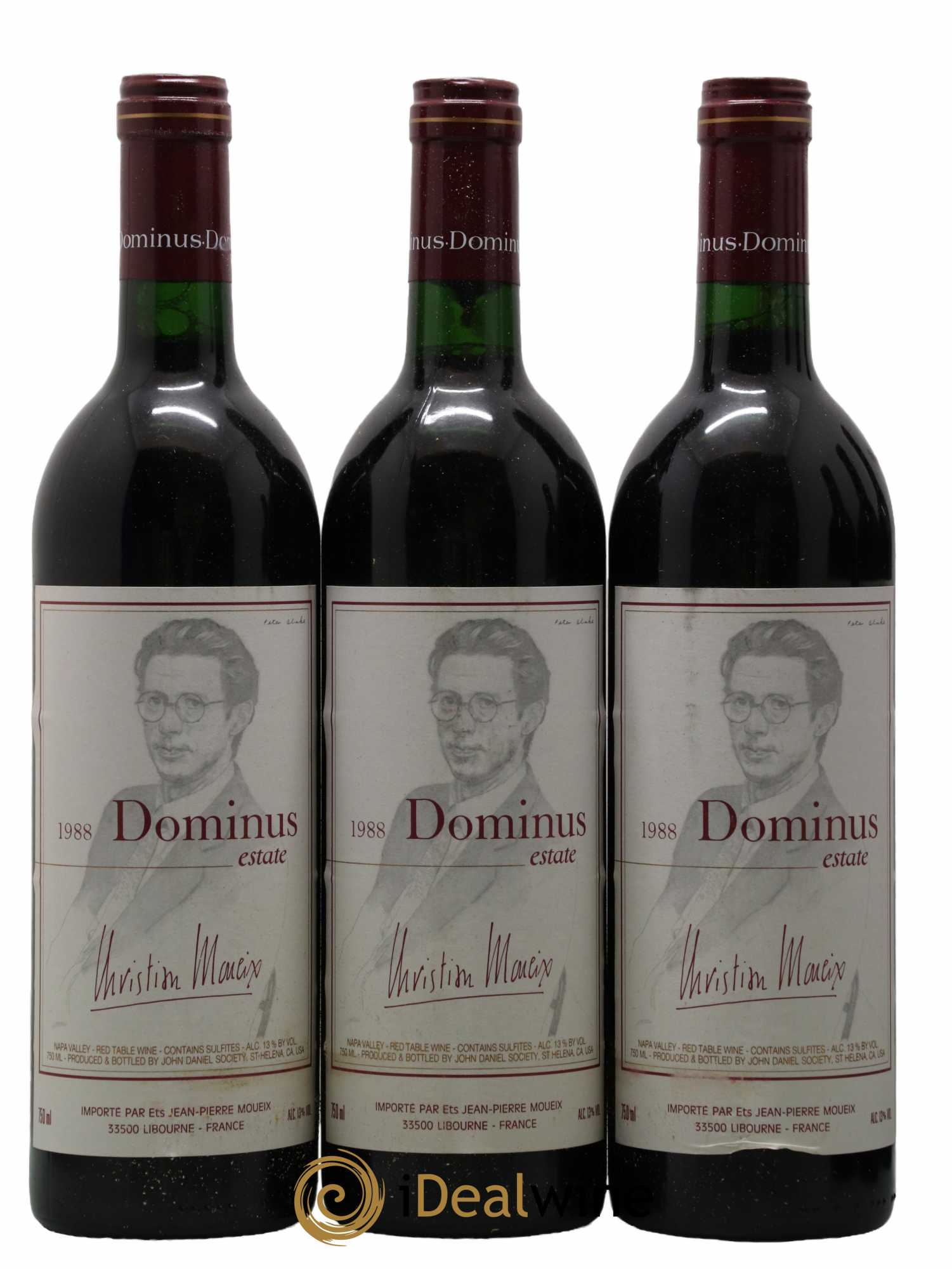 Napa Valley Dominus Christian Moueix 1988 - Lot de 6 bouteilles - 2