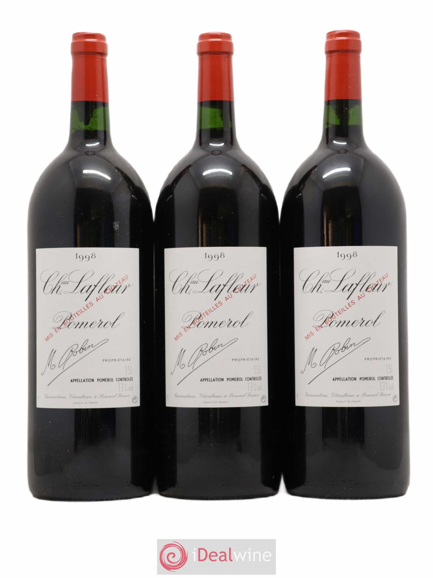 Château Lafleur 1998 - Lot de 3 magnums - 0