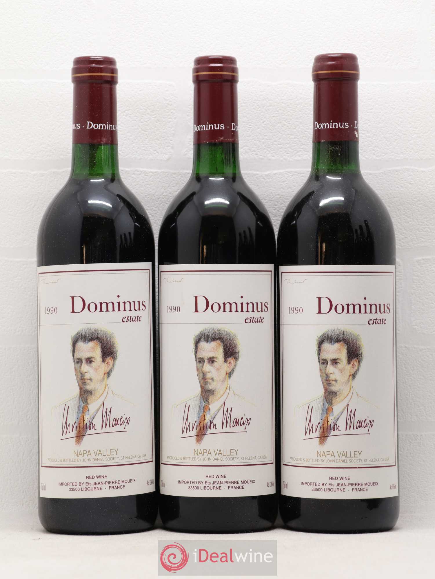 Napa Valley Dominus Christian Moueix 1990 - Lot de 6 bouteilles - 1