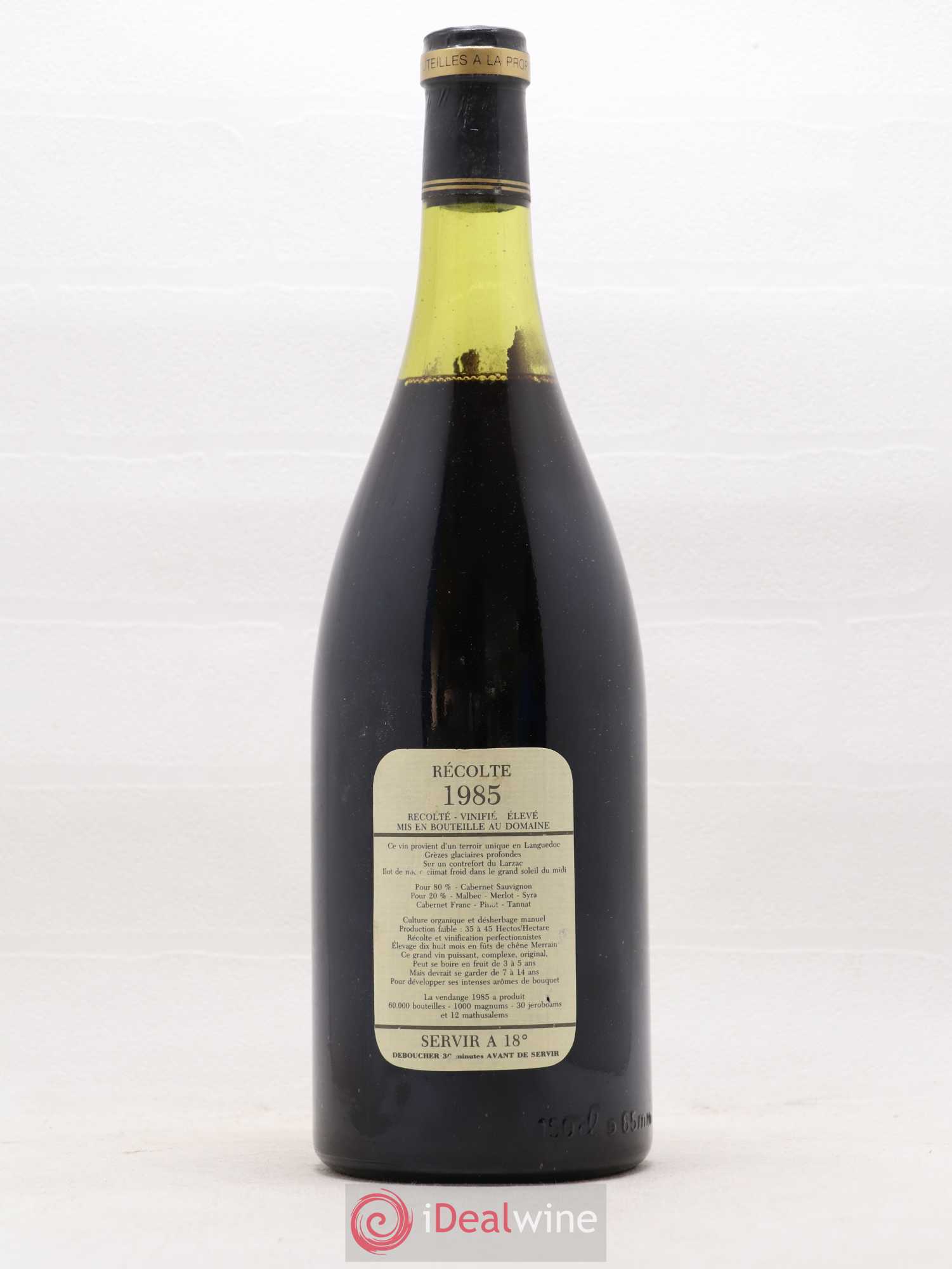 Saint-Guilhem-le-Désert - Cité d'Aniane Mas Daumas Gassac Famille Guibert de La Vaissière 1985 - Lot de 1 magnum - 1