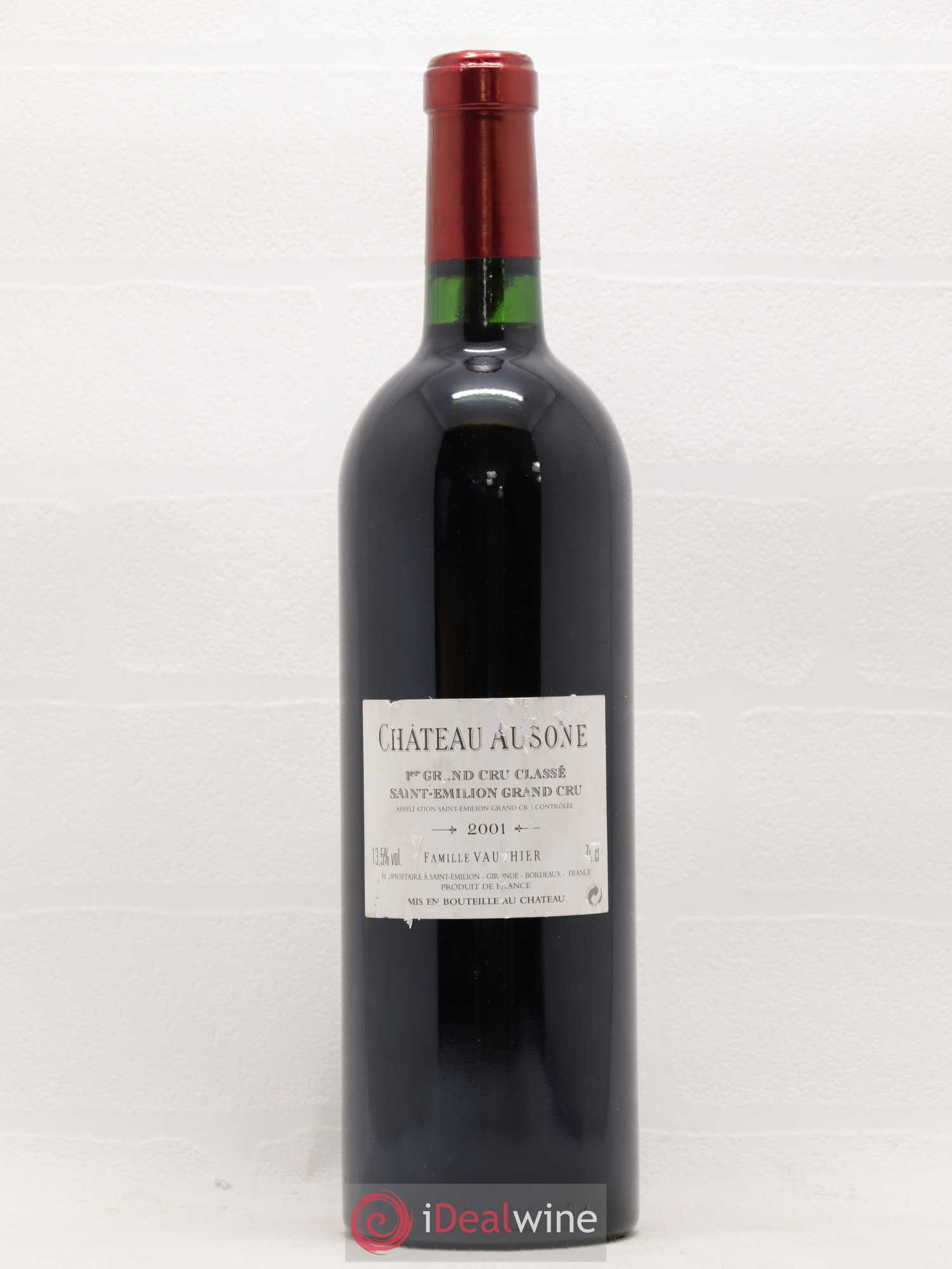 Château Ausone 1er Grand Cru Classé A 2001 - Lot de 1 bouteille - 1