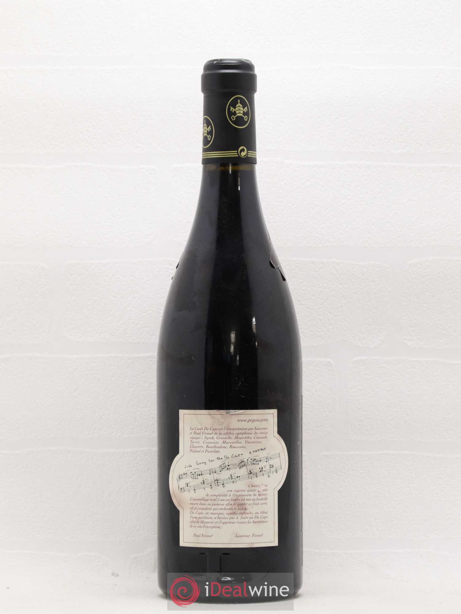 Châteauneuf-du-Pape Domaine du Pégau Cuvée Da Capo Paul et Laurence Féraud 2000 - Lotto di 1 bottiglia - 1