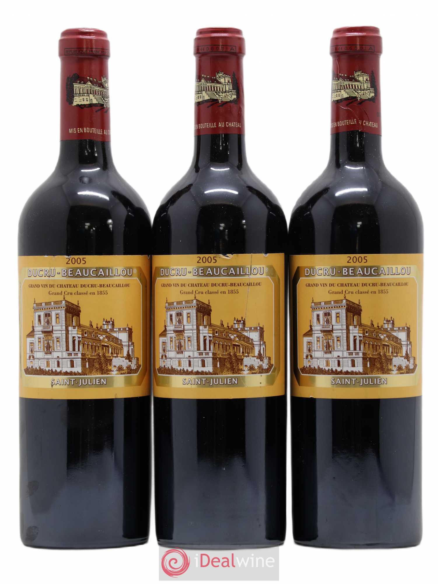 Château Ducru Beaucaillou 2ème Grand Cru Classé 2005 - Lot de 3 bouteilles - 0