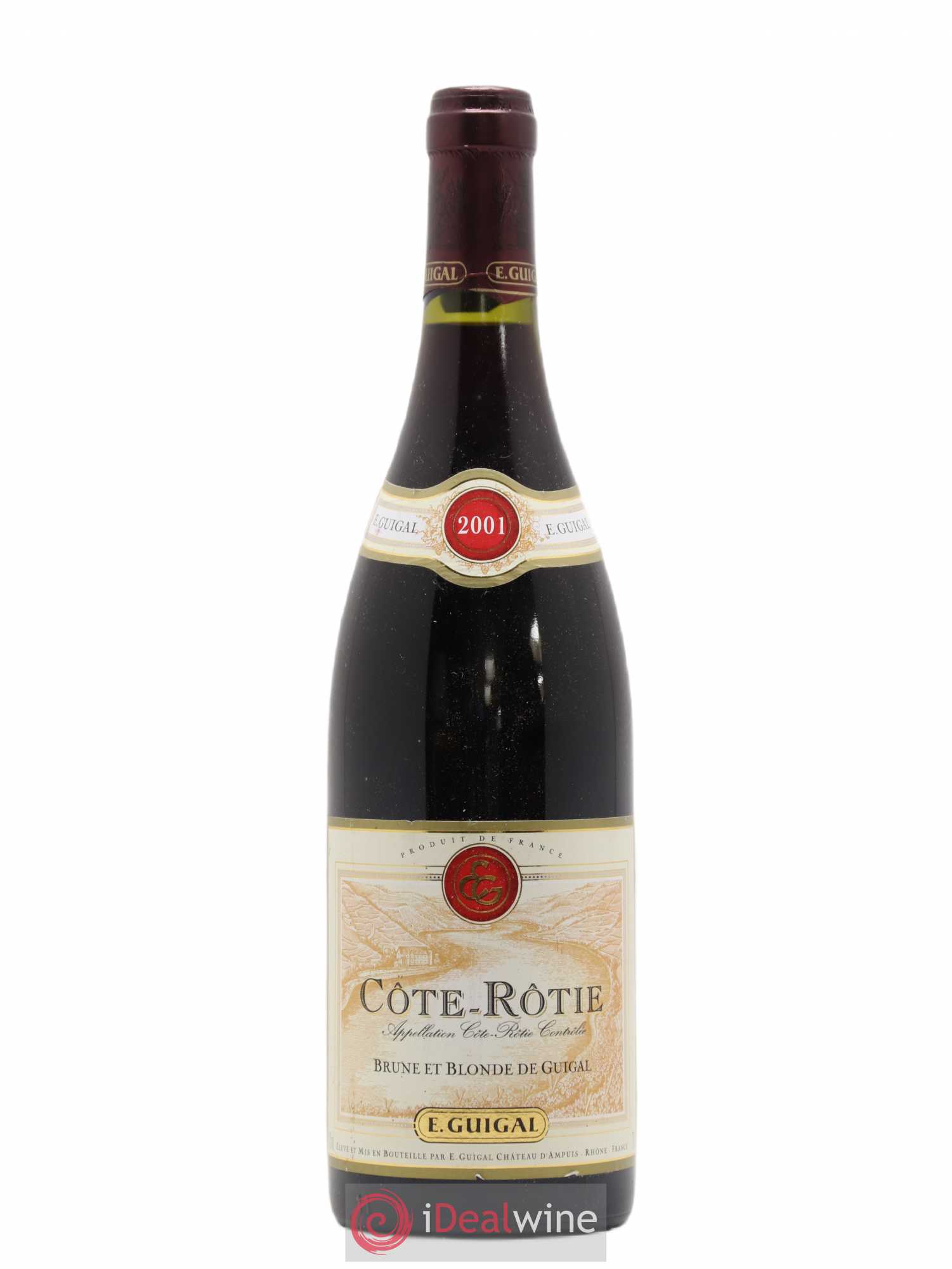 Côte-Rôtie Côtes Brune et Blonde Guigal 2001 - Lot de 1 bouteille - 0
