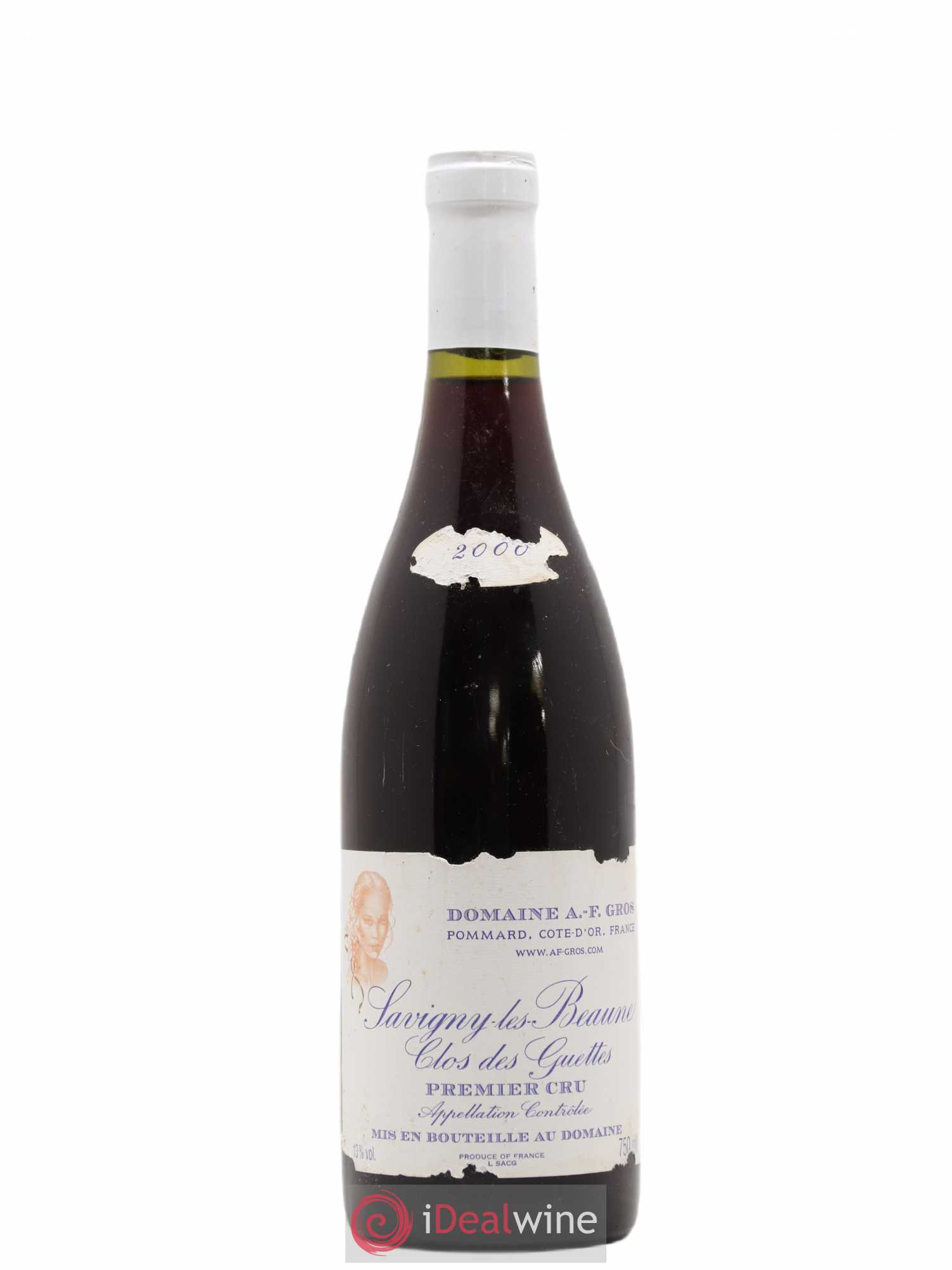 Savigny-lès-Beaune 1er Cru Clos des Guettes A.-F. Gros 2000 - Lot de 1 bouteille - 0