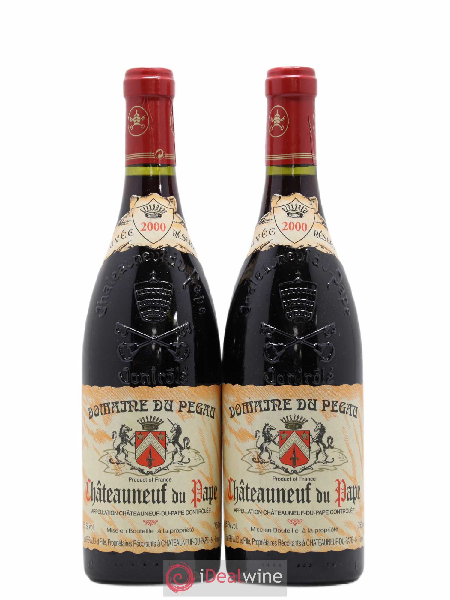 Châteauneuf-du-Pape Domaine du Pégau Cuvée Réservée Paul et Laurence Féraud 2000 - Lot de 2 bouteilles - 0