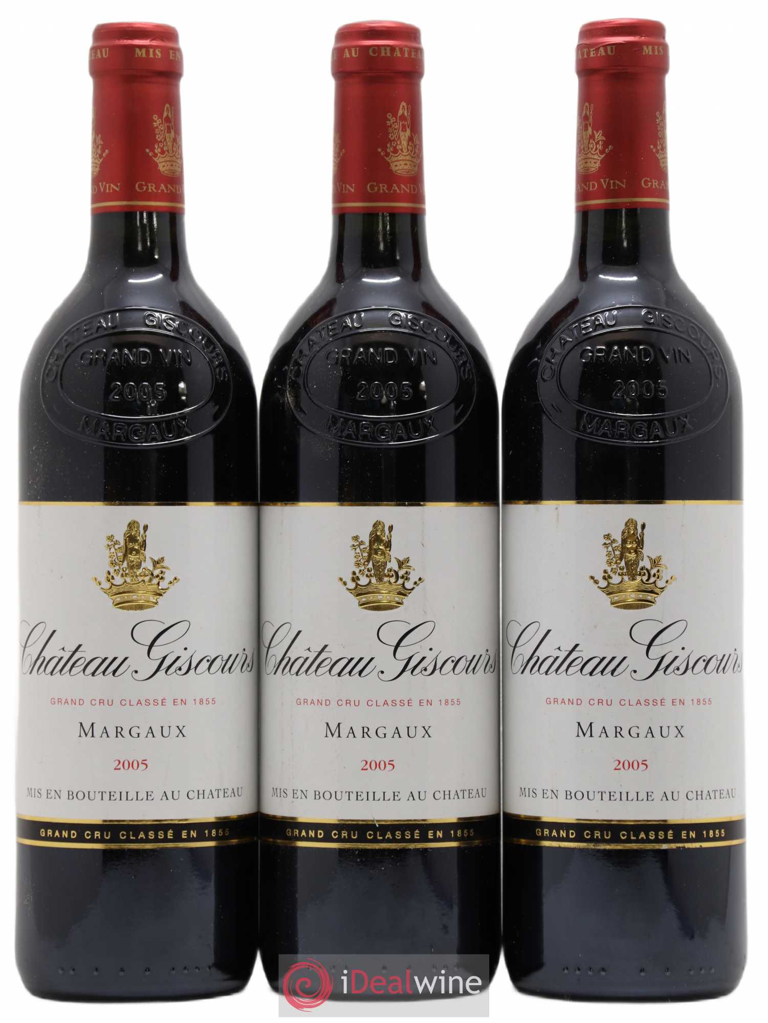 Château Giscours 3ème Grand Cru Classé 2005 - Lot de 3 bouteilles - 0
