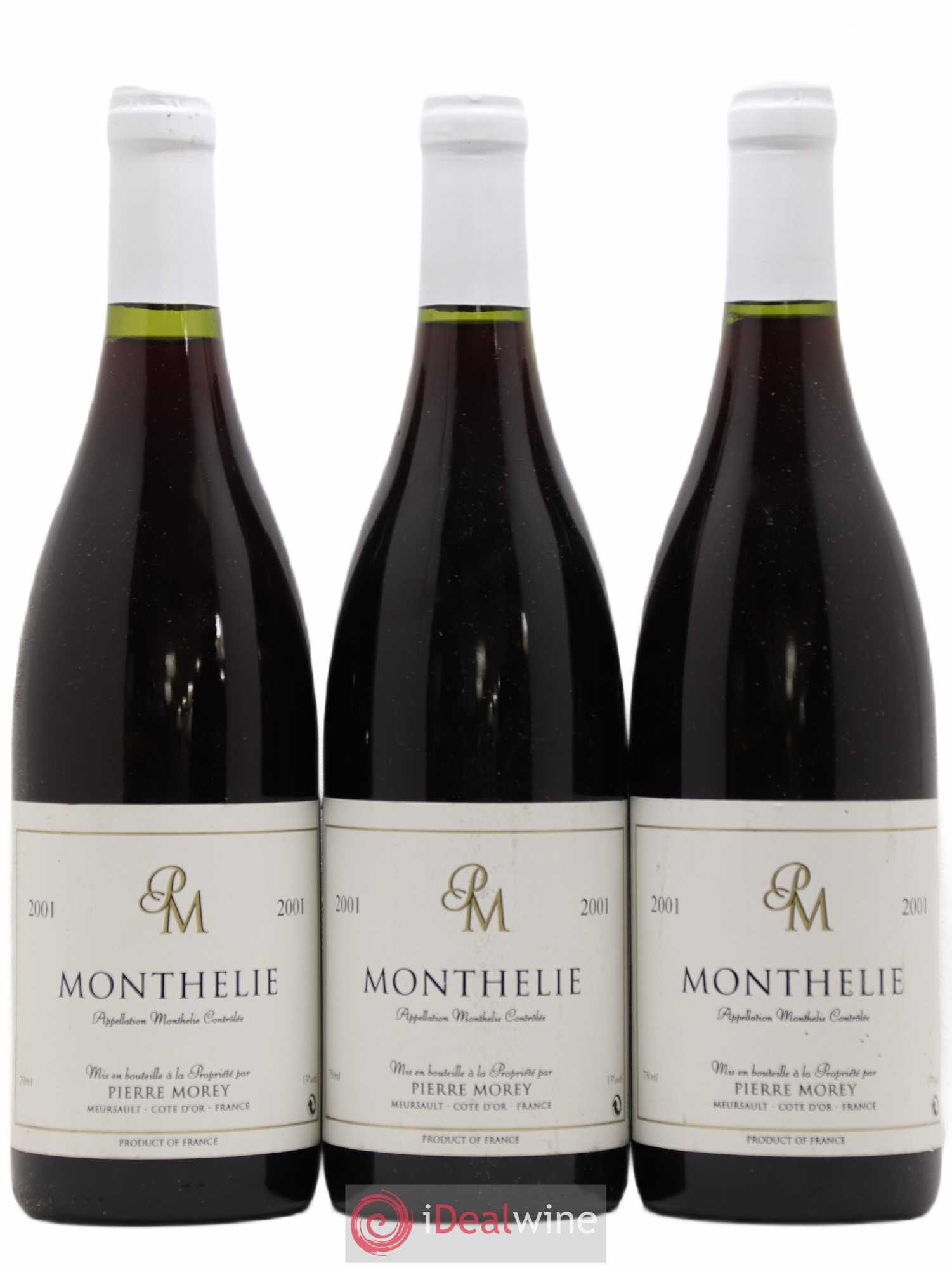 Monthélie Pierre Morey (Domaine) 2001 - Lot de 3 bouteilles - 0