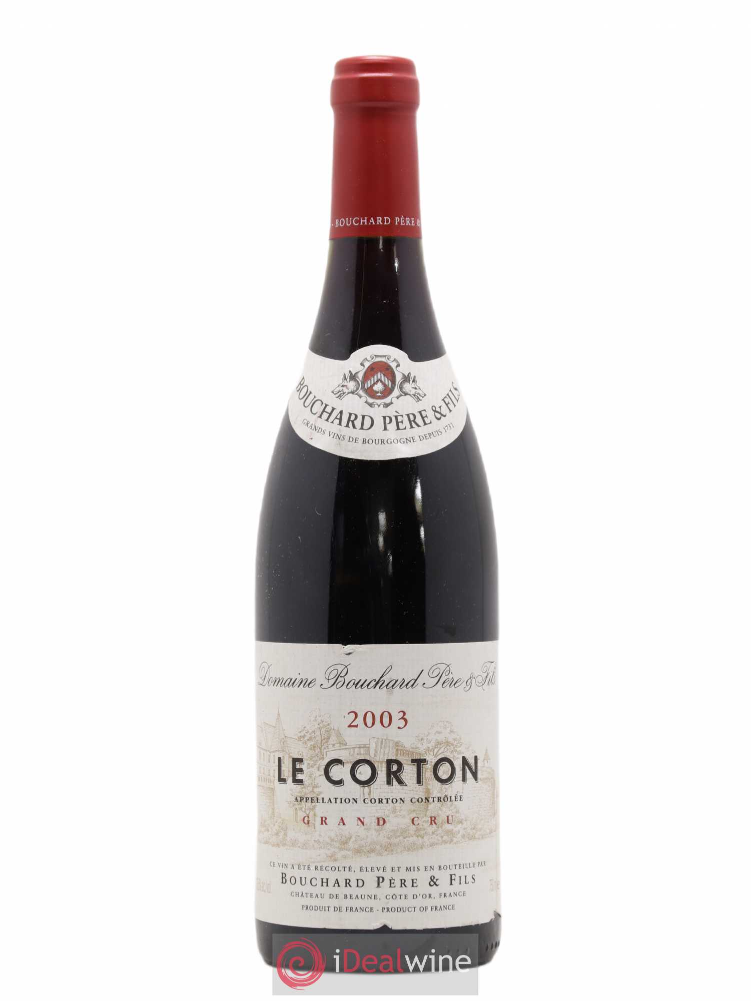 Corton Grand Cru Le Corton Bouchard Père & Fils 2003 - Lot de 1 bouteille - 0