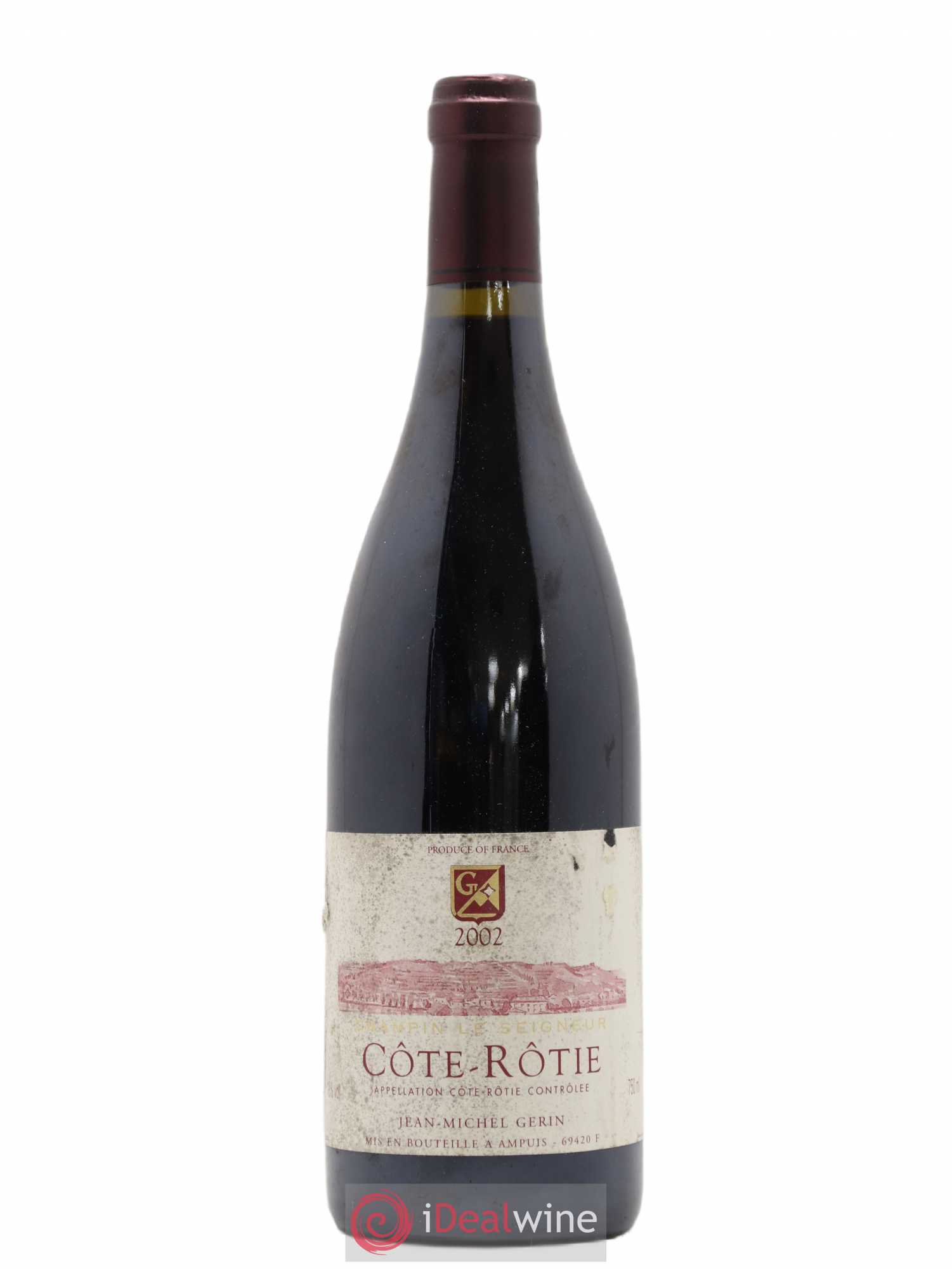 Côte-Rôtie Champin Le Seigneur Jean-Michel Gerin 2002 - Lot de 1 bouteille - 0