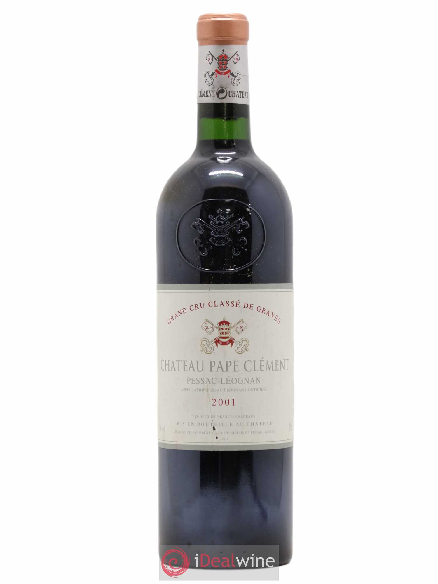 Château Pape Clément Cru Classé de Graves 2001 - Lot de 1 bouteille - 0