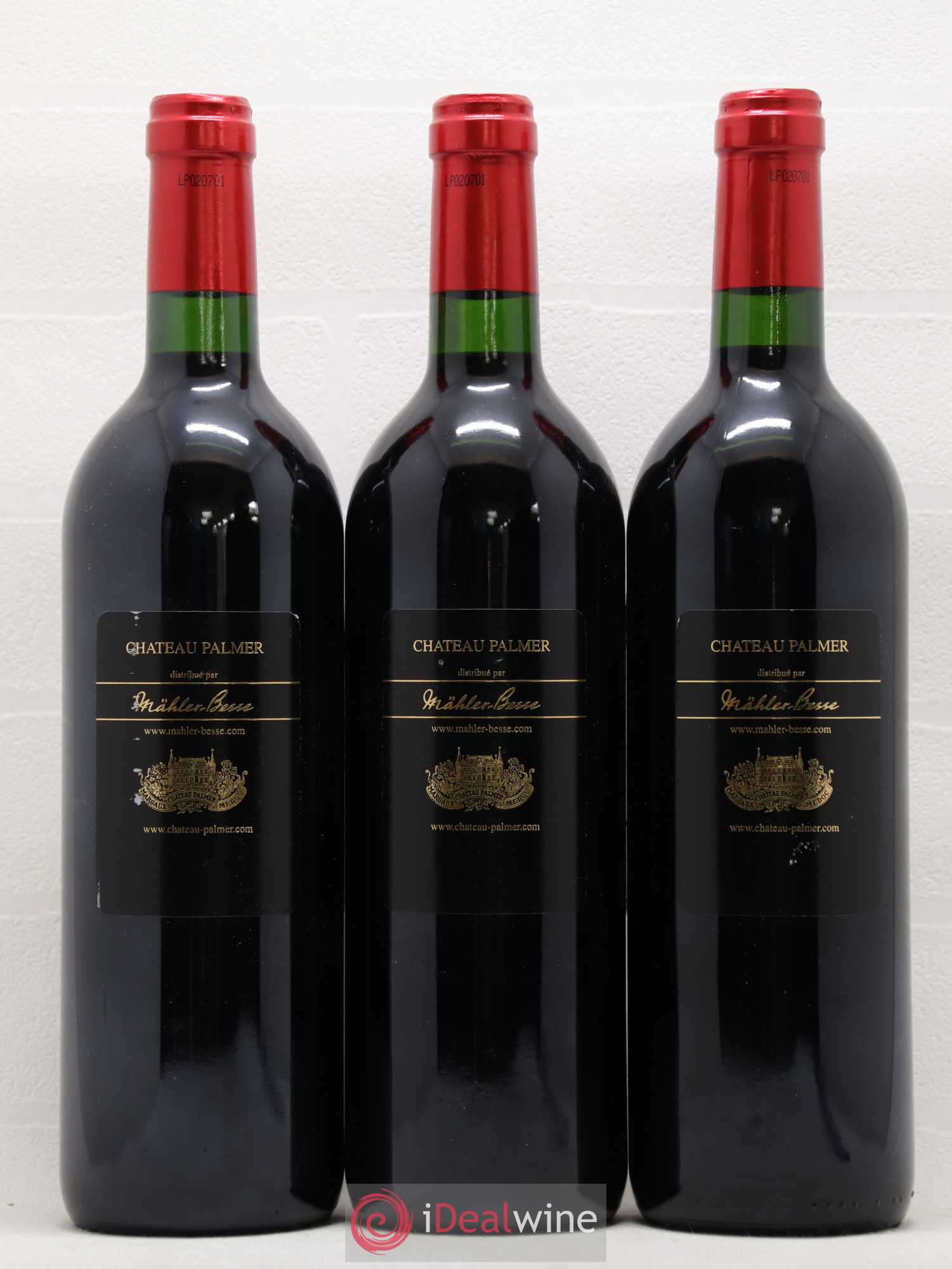 Château Palmer 3ème Grand Cru Classé 2002 - Lot de 3 bouteilles - 1