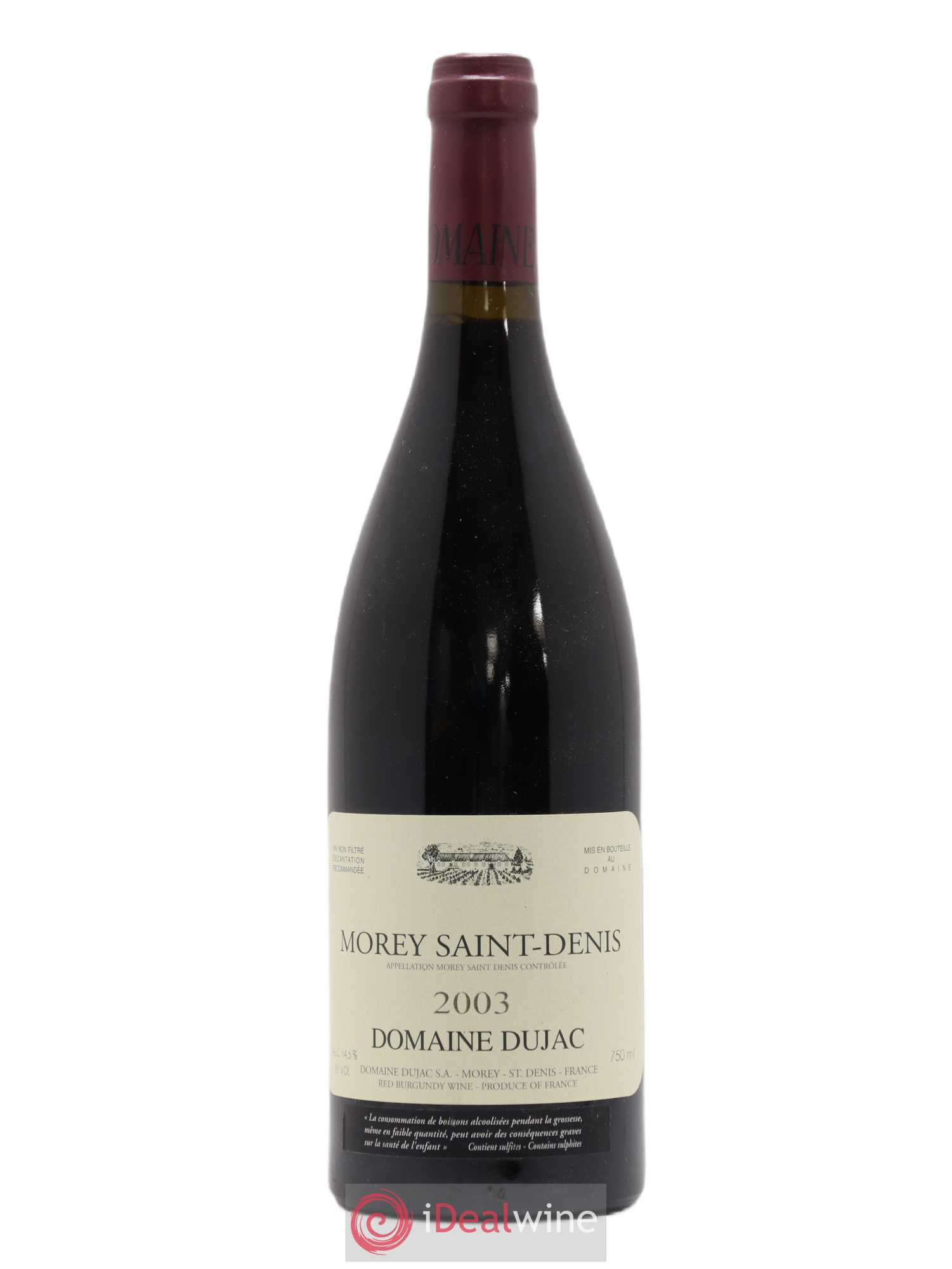 Morey-Saint-Denis Dujac (Domaine) 2003 - Lot de 1 bouteille - 0