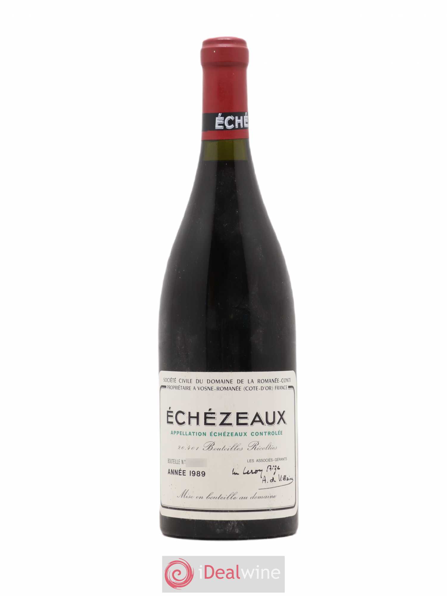 Echezeaux Grand Cru Domaine de la Romanée-Conti 1989 - Lot de 1 bouteille - 0