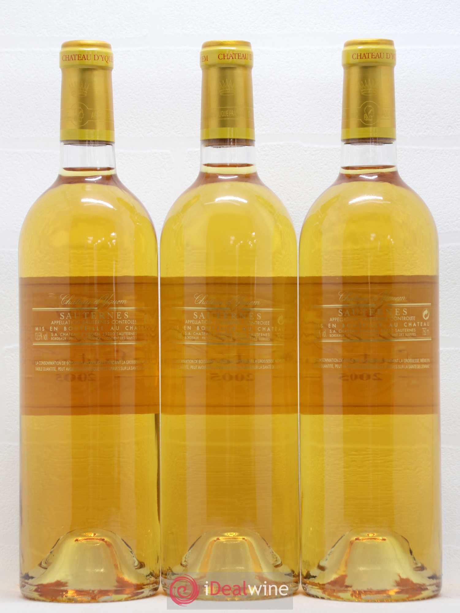 Château d' Yquem 1er Cru Classé Supérieur 2005 - Lotto di 12 bottiglie - 2