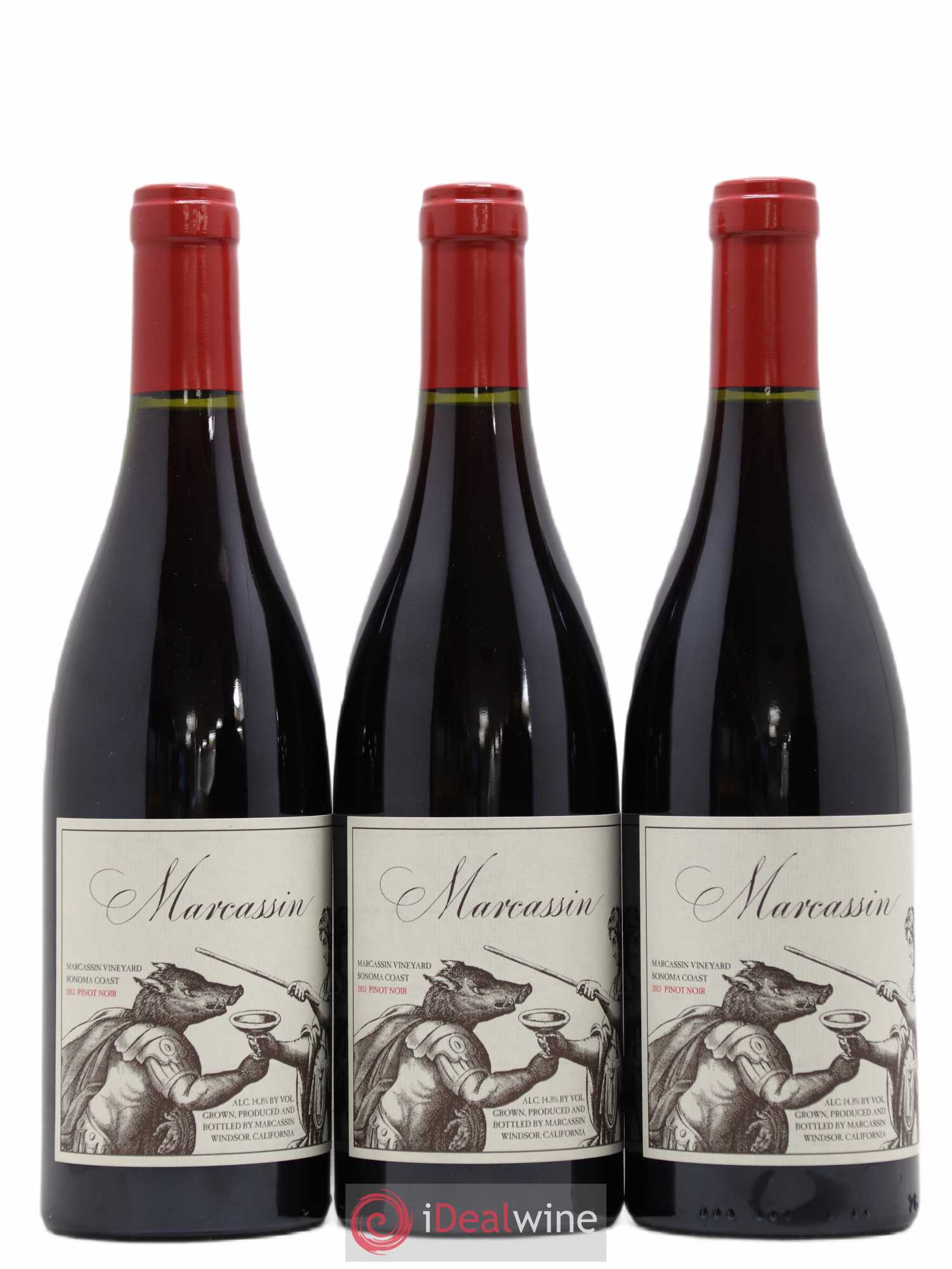 Sonoma Pinot Noir Marcassin 2013 - Lot de 3 bouteilles - 0