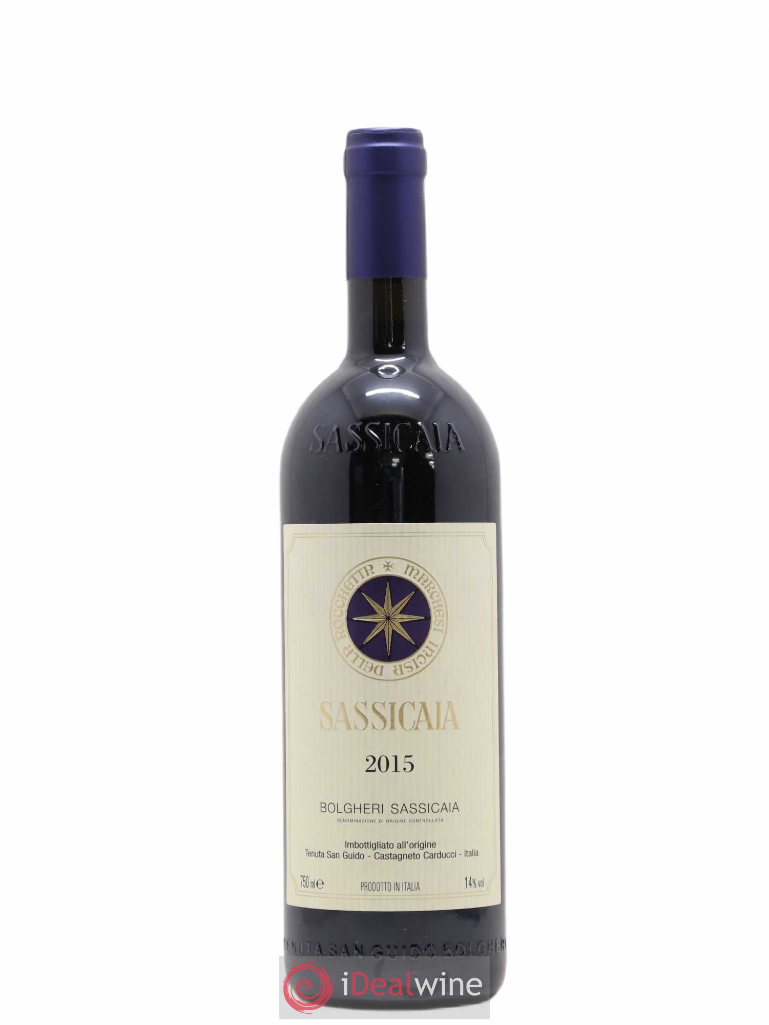 Bolgheri DOC Sassicaia Tenuta San Guido 2015 - Lot de 1 bouteille - 0