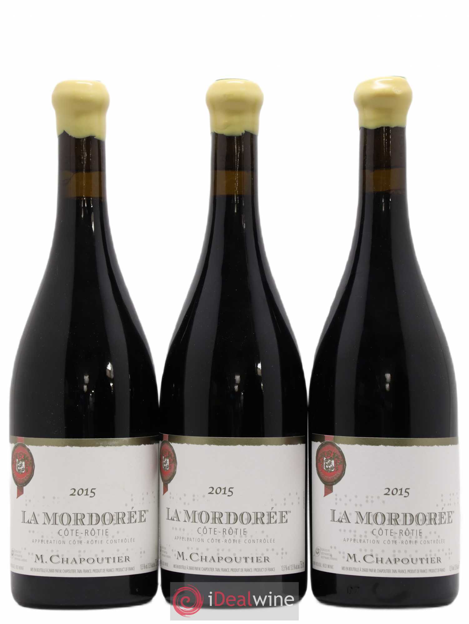 Côte-Rôtie La Mordorée Chapoutier 2015 - Lot de 3 bouteilles - 0