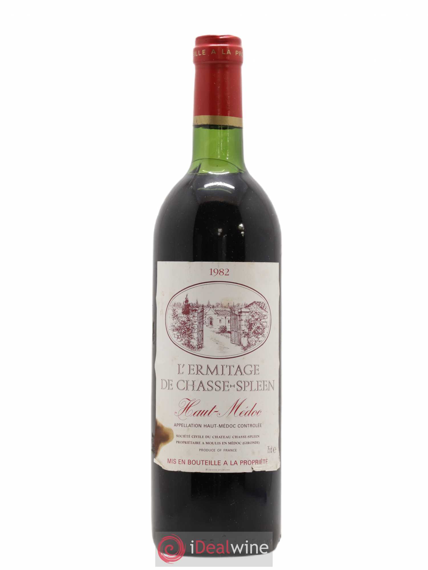 Héritage (Ermitage) de Chasse Spleen 1982 - Lot de 1 bouteille - 0