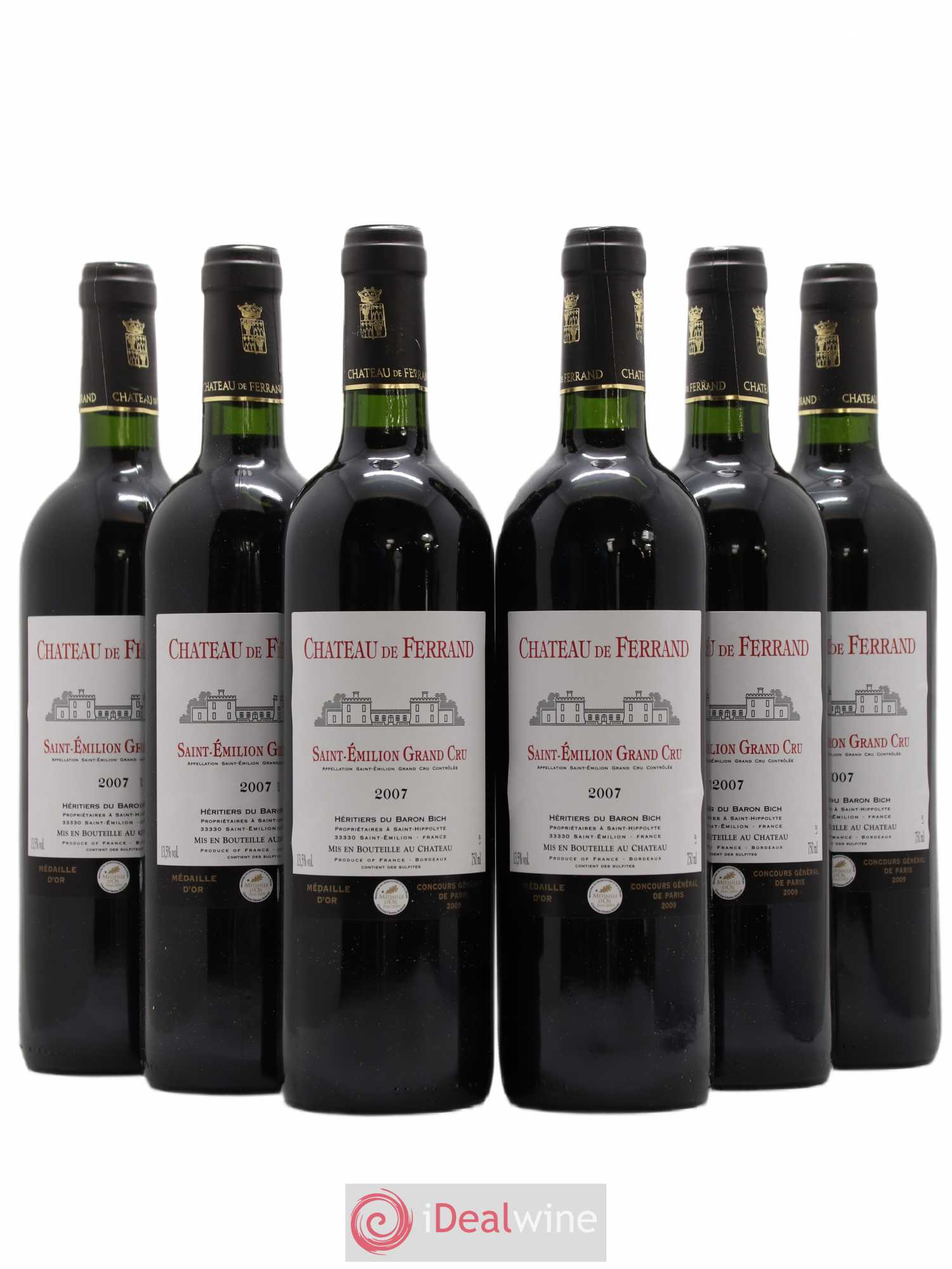 Château de Ferrand Grand Cru Classé 2007 - Lot de 6 bouteilles - 0