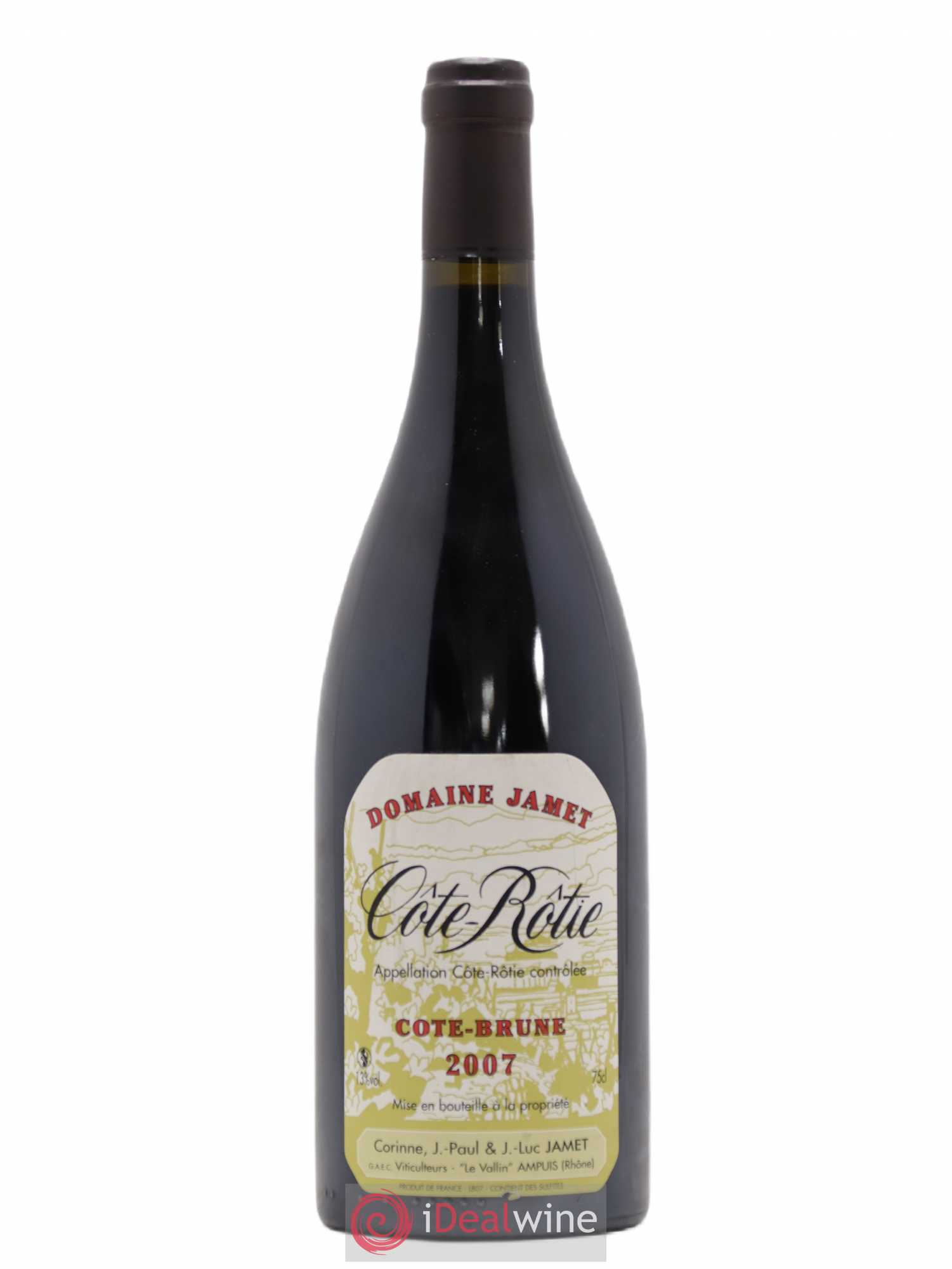 Côte-Rôtie Côte Brune Jamet (Domaine) 2007 - Lot de 1 bouteille - 0