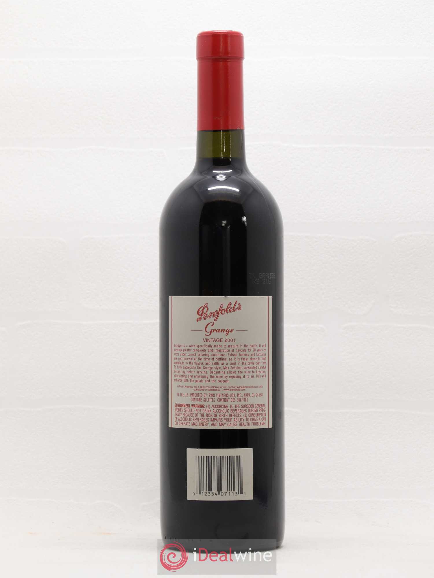 Australie Penfolds Grange 2001 - Posten von 1 Flasche - 1