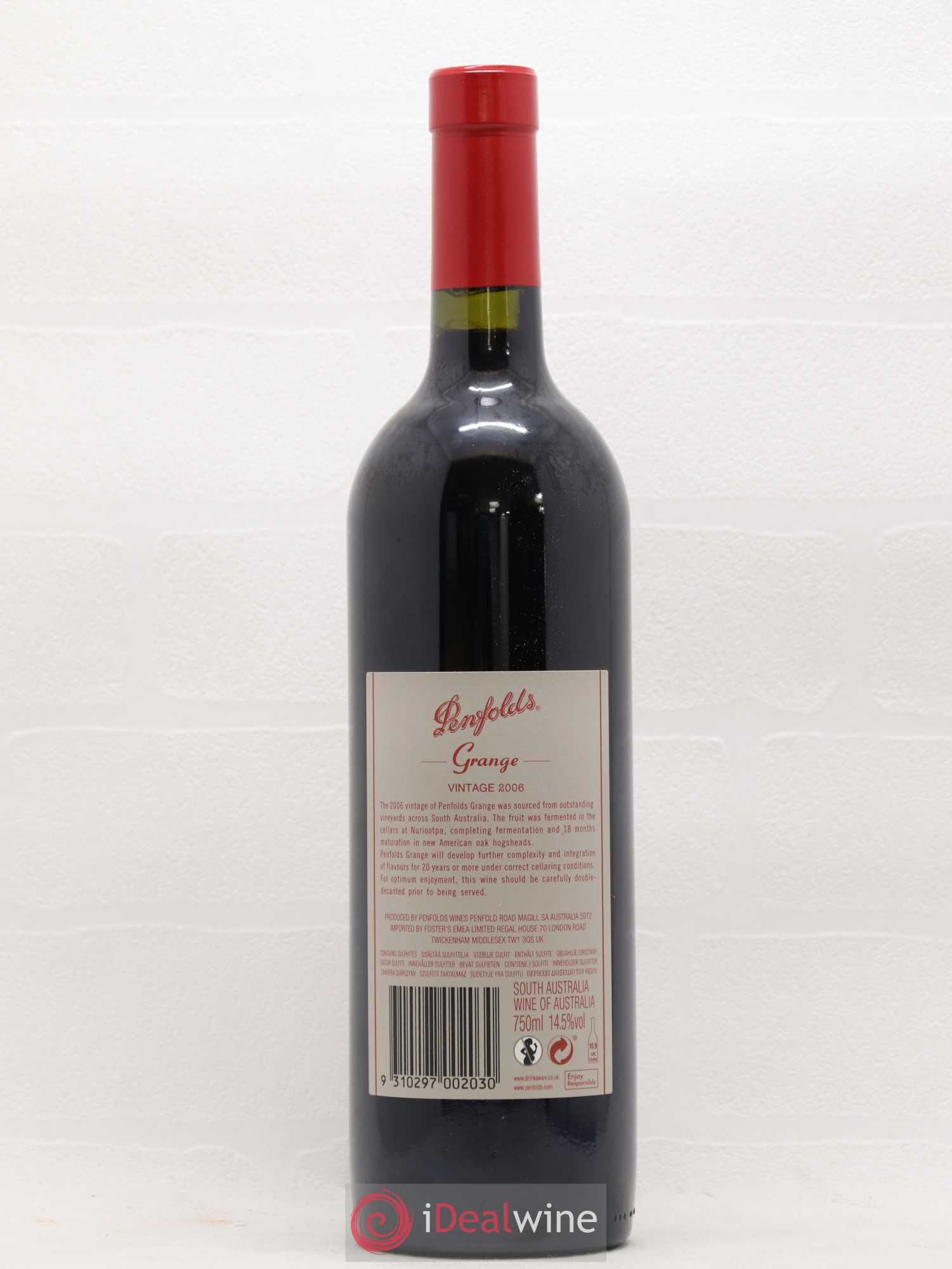 Australie Penfolds Grange Bin 95 2006 - Posten von 1 Flasche - 1