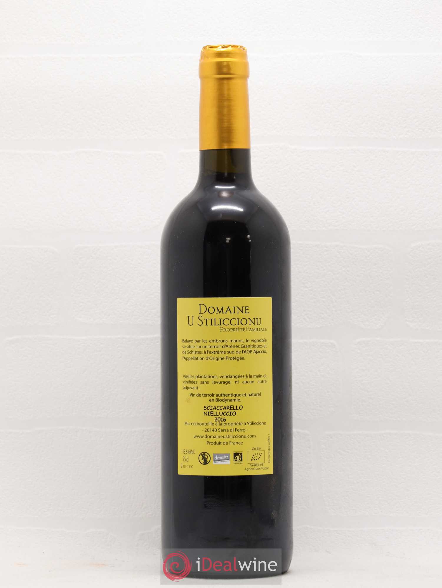 Ajaccio Domaine U Stiliccionu Kalliste 2016 - Posten von 1 Flasche - 1