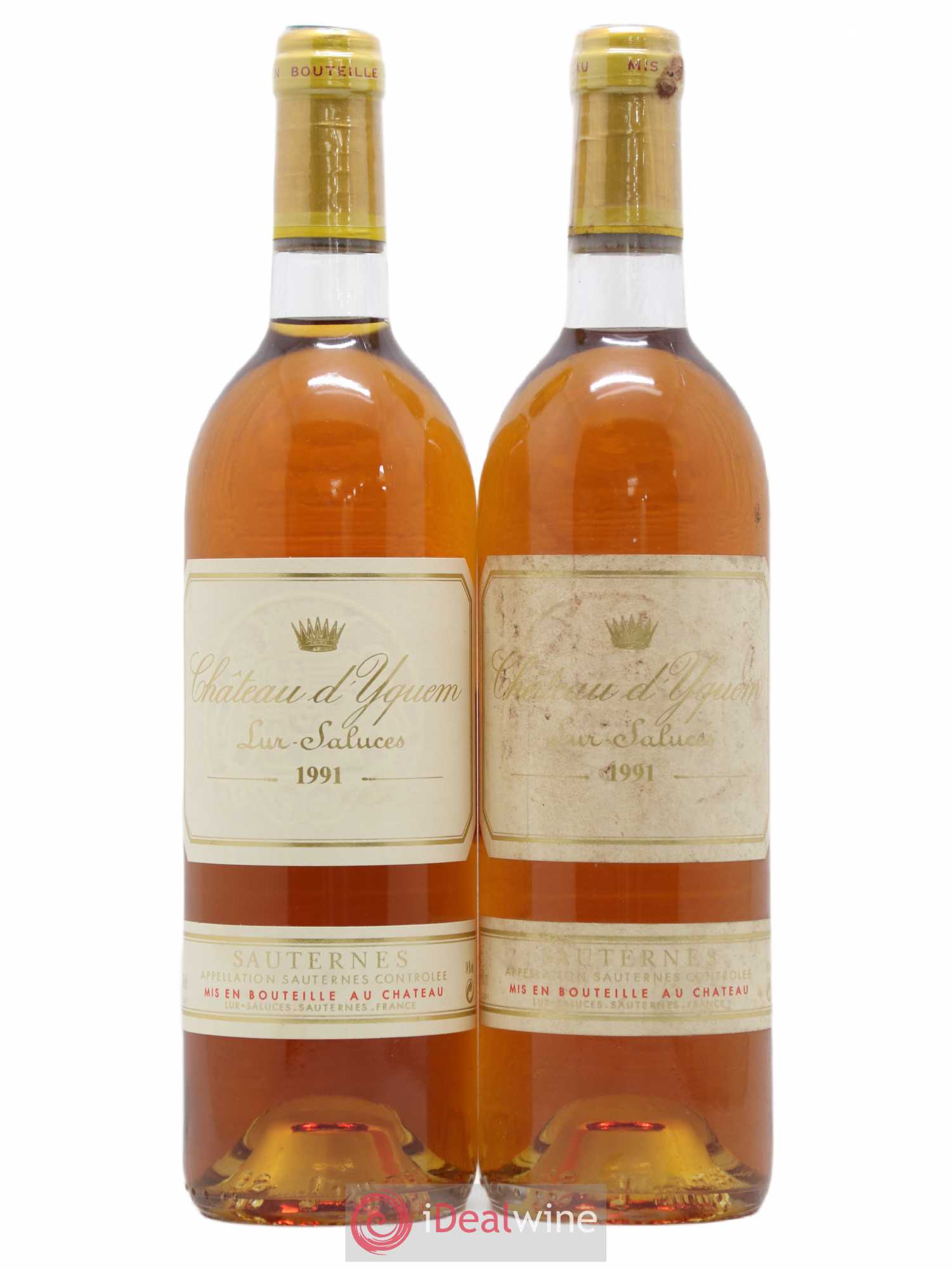 Château d' Yquem 1er Cru Classé Supérieur 1991 - Lotto di 2 bottiglie - 0