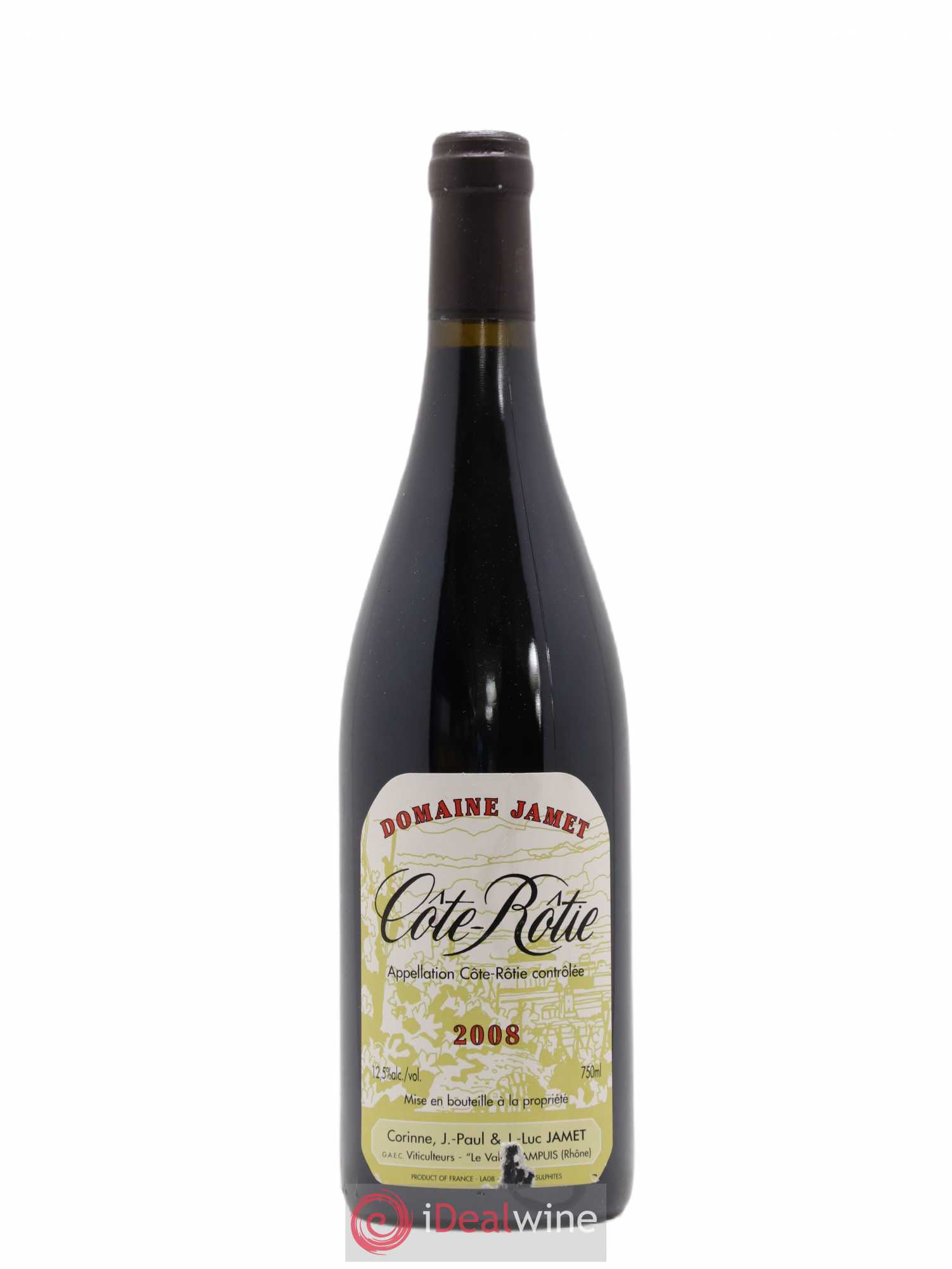 Côte-Rôtie Jamet (Domaine) 2008 - Lot de 1 bouteille - 0