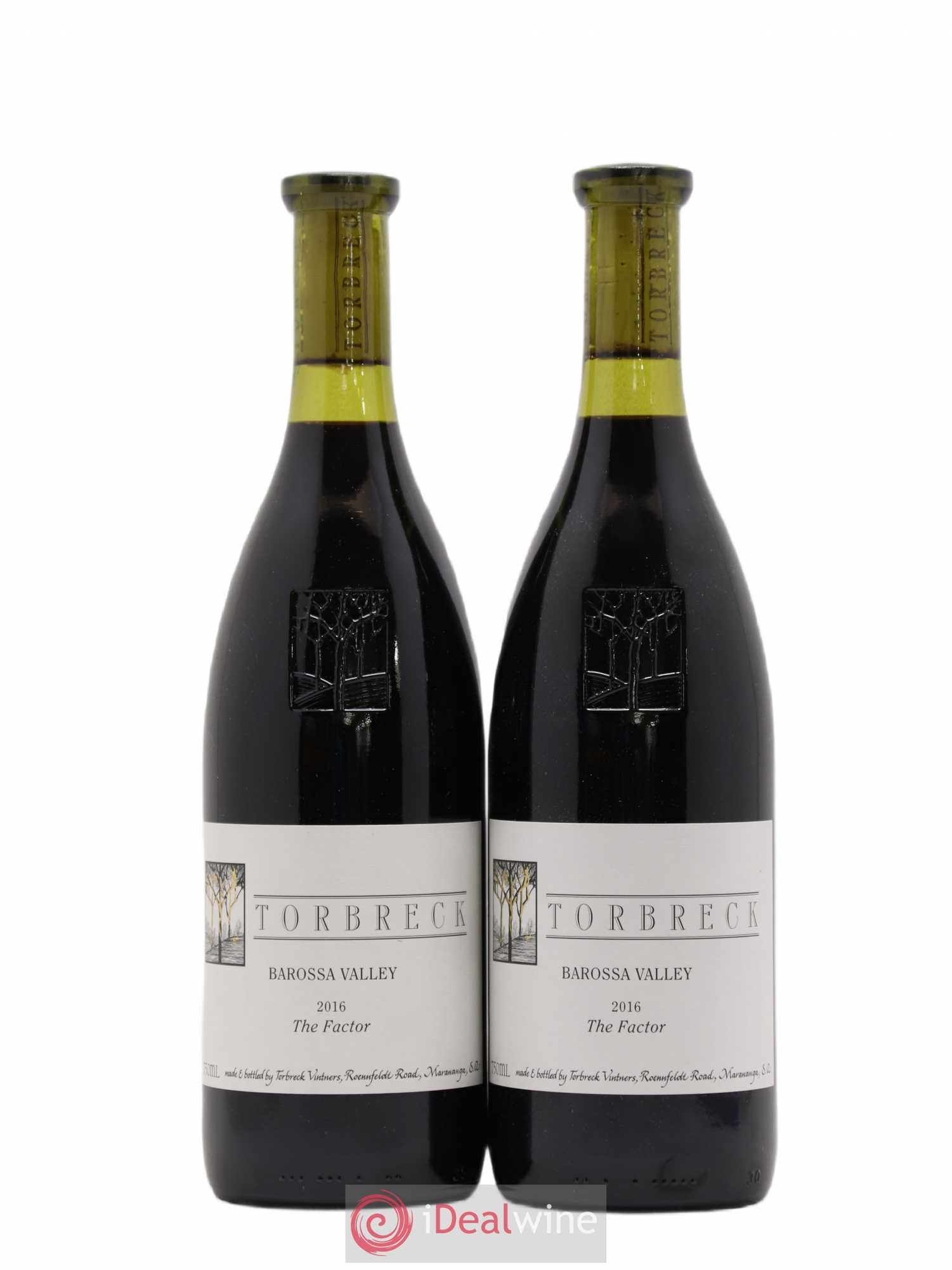 Barossa Valley Torbreck The Factor 2016 - Lot de 2 bouteilles - 0