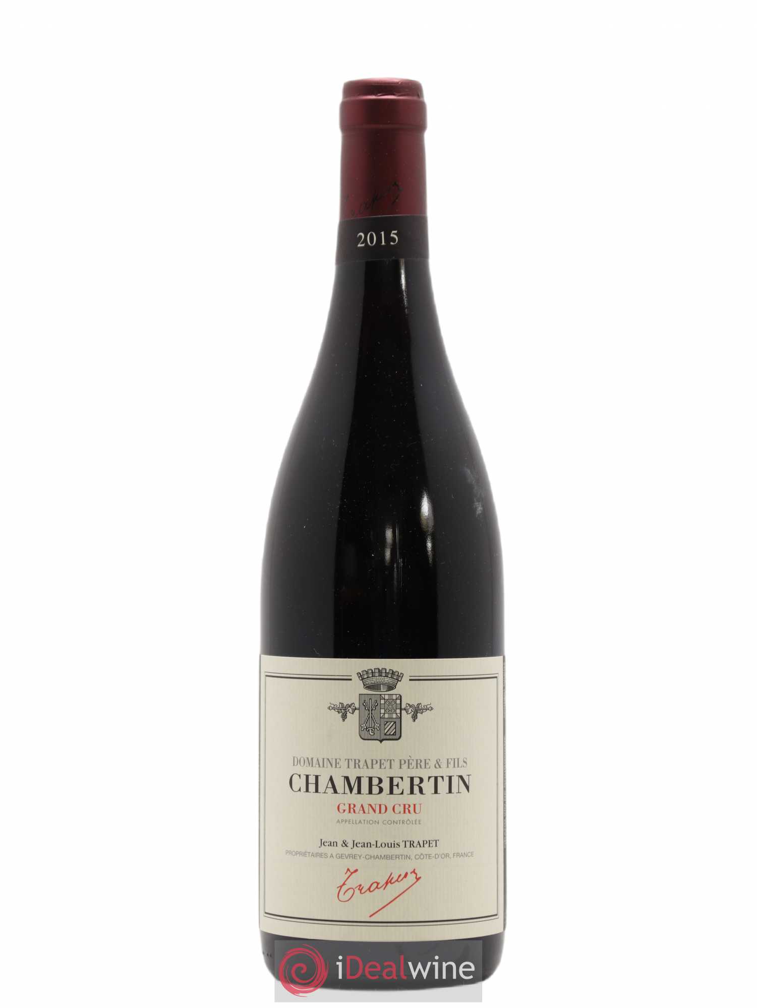 Chambertin Grand Cru Domaine Trapet 2015 - Lot de 1 bouteille - 0