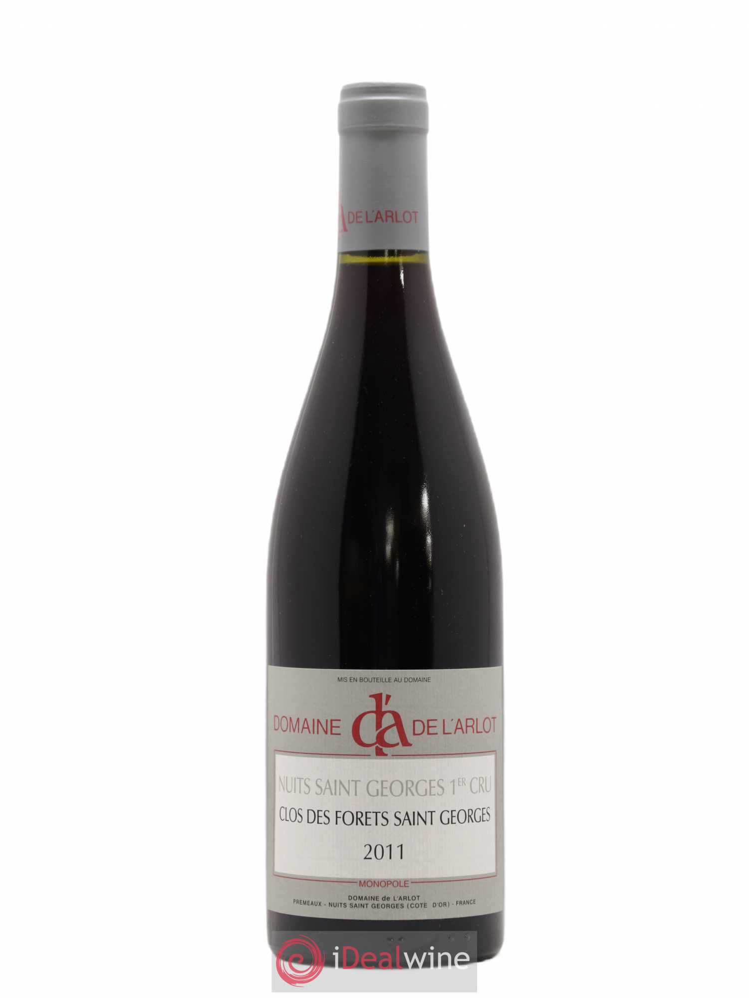 Nuits-Saint-Georges 1er Cru Clos des Forêts Saint-Georges Domaine de l'Arlot 2011 - Lot de 1 bouteille - 0