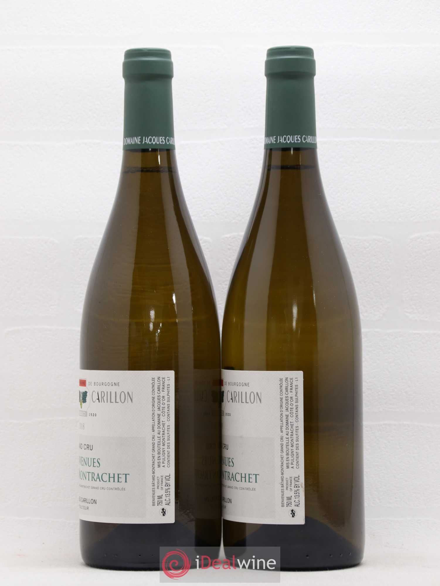 Bienvenues-Bâtard-Montrachet Grand Cru Jacques Carillon (Domaine) 2018 - Lot de 2 bouteilles - 1