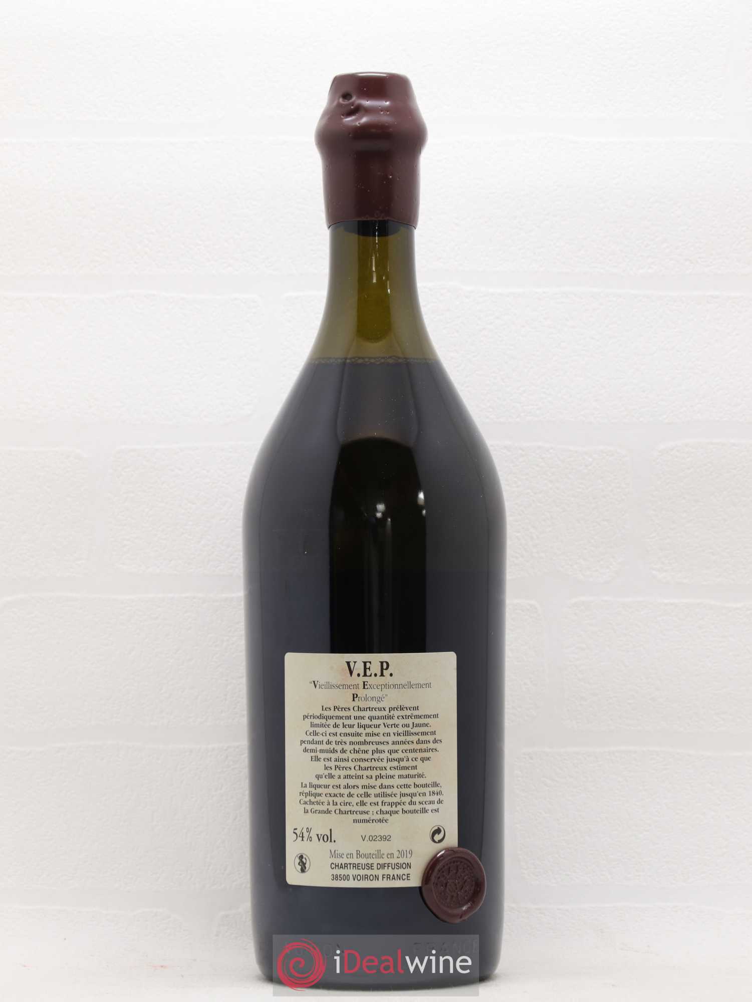Chartreuse VEP (Vieillissement Exceptionnel Prolongé) Pères Chartreux - Lot de 1 litre - 1