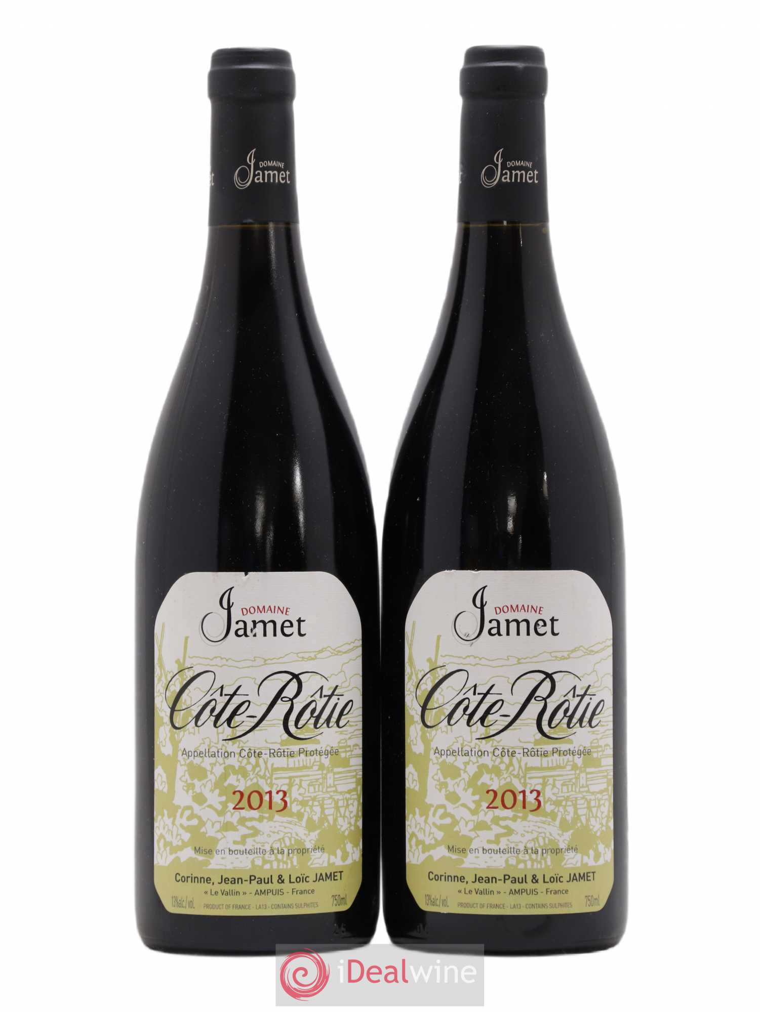 Côte-Rôtie Jamet (Domaine) 2013 - Lot de 2 bouteilles - 0