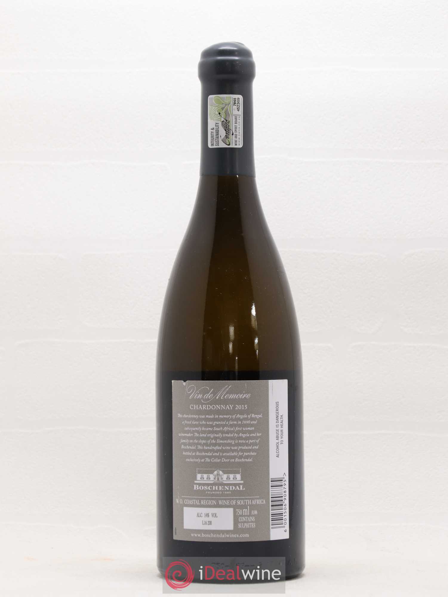 Afrique du Sud Le Vin de Mémoire Boschdal 2015 - Posten von 1 Flasche - 1