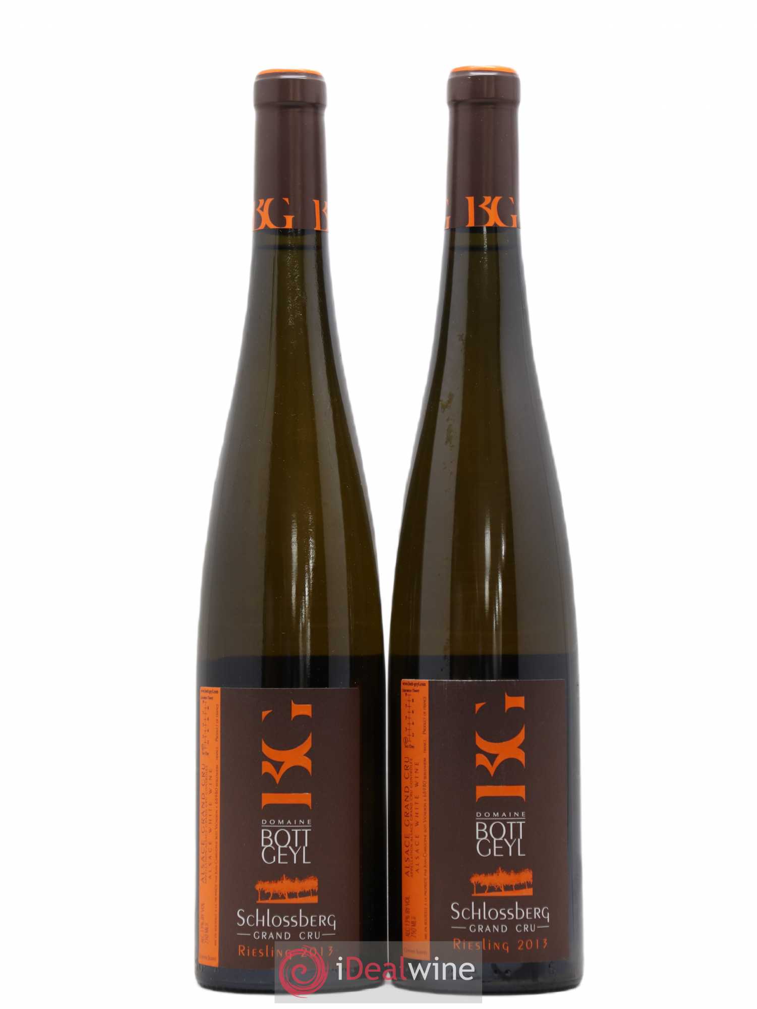 Alsace Riesling Grand Cru Schlossberg Bott-Geyl (Domaine) 2013 - Lot de 2 bouteilles - 0