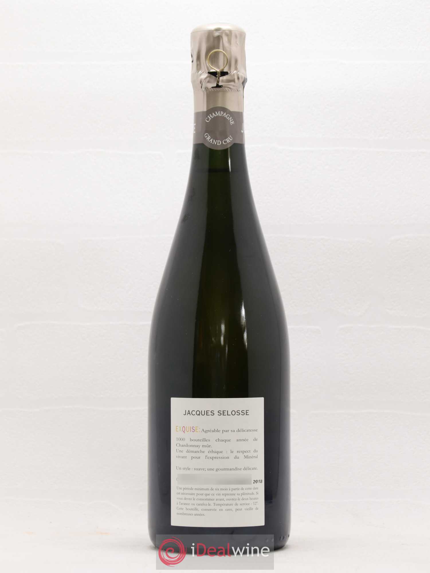 Exquise NV Jacques Selosse - Lot de 1 bouteille - 1